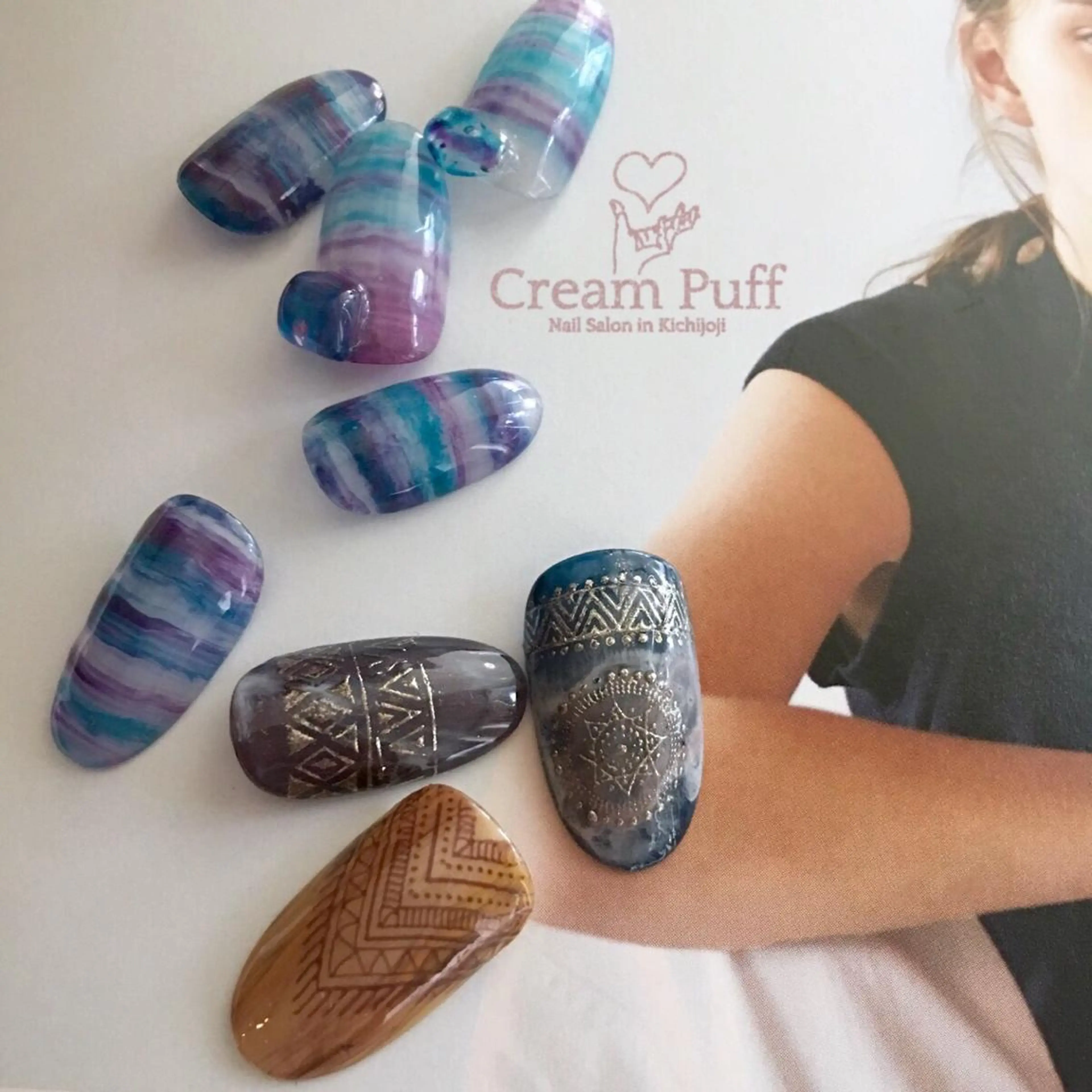 ネイル アートネイル HAMANO MIKAのネイルデザイン