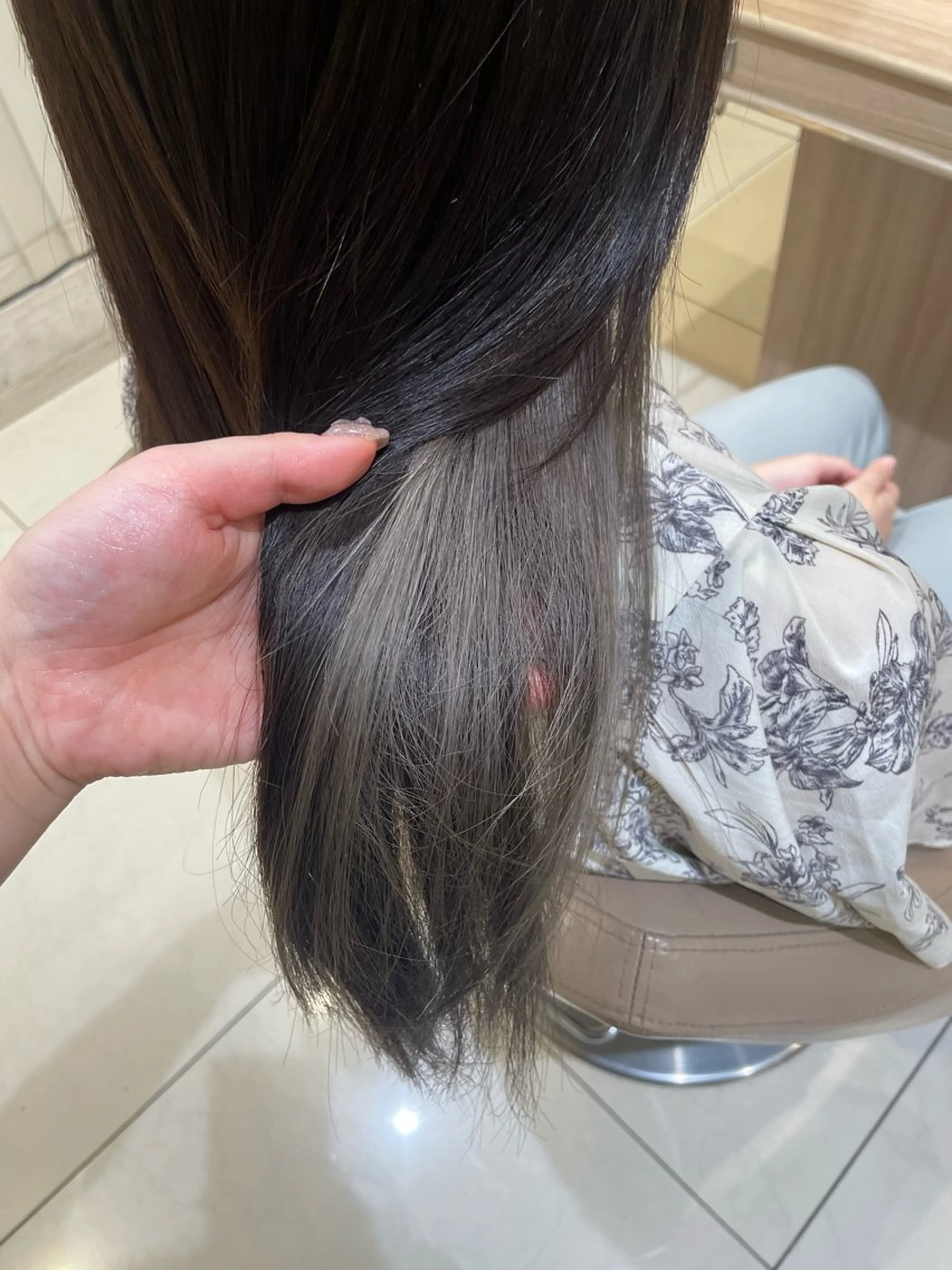 ロング カラー パーマ カット ヘアカラー 縮毛矯正 トリートメント 韓国ヘアメイク🎀/ 縮毛矯正✨山本媛香のヘアスタイル