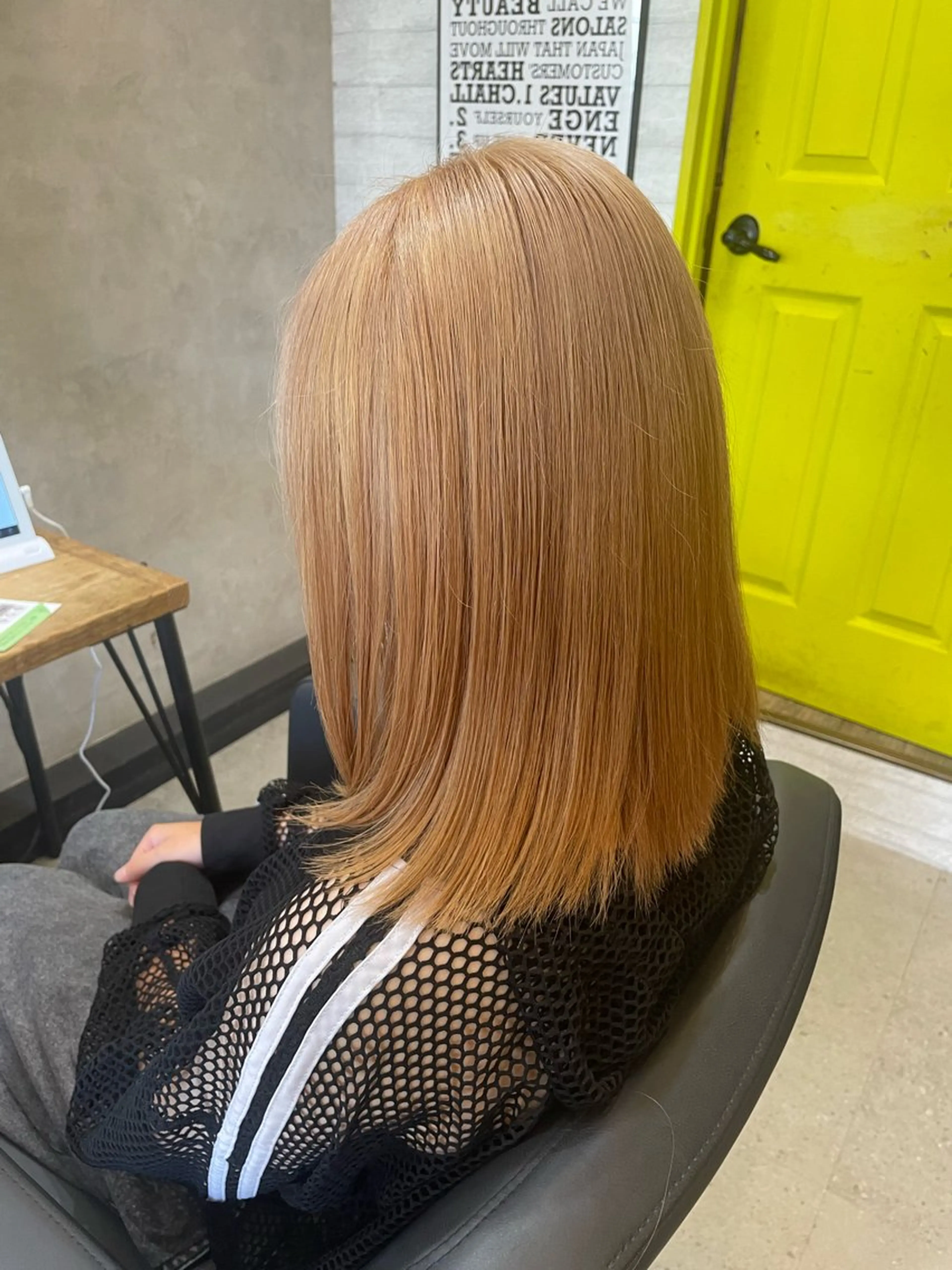 ミディアム カラー カット ヘアカラー トリートメント haf店長 ✂︎タカハシレン✂︎のヘアスタイル