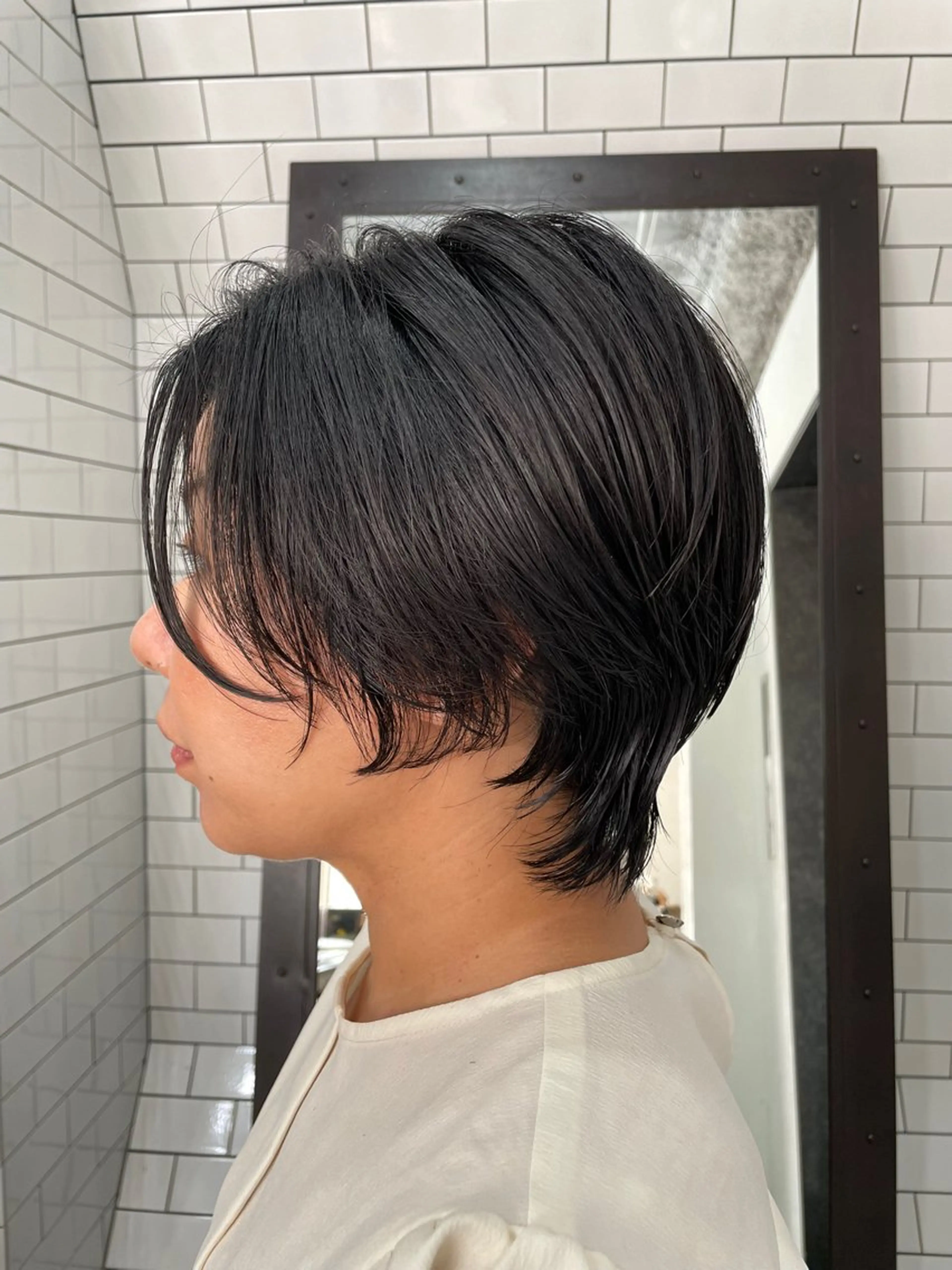 ショート パーマ カット パーマ トリートメント 妙見 知洋のヘアスタイル