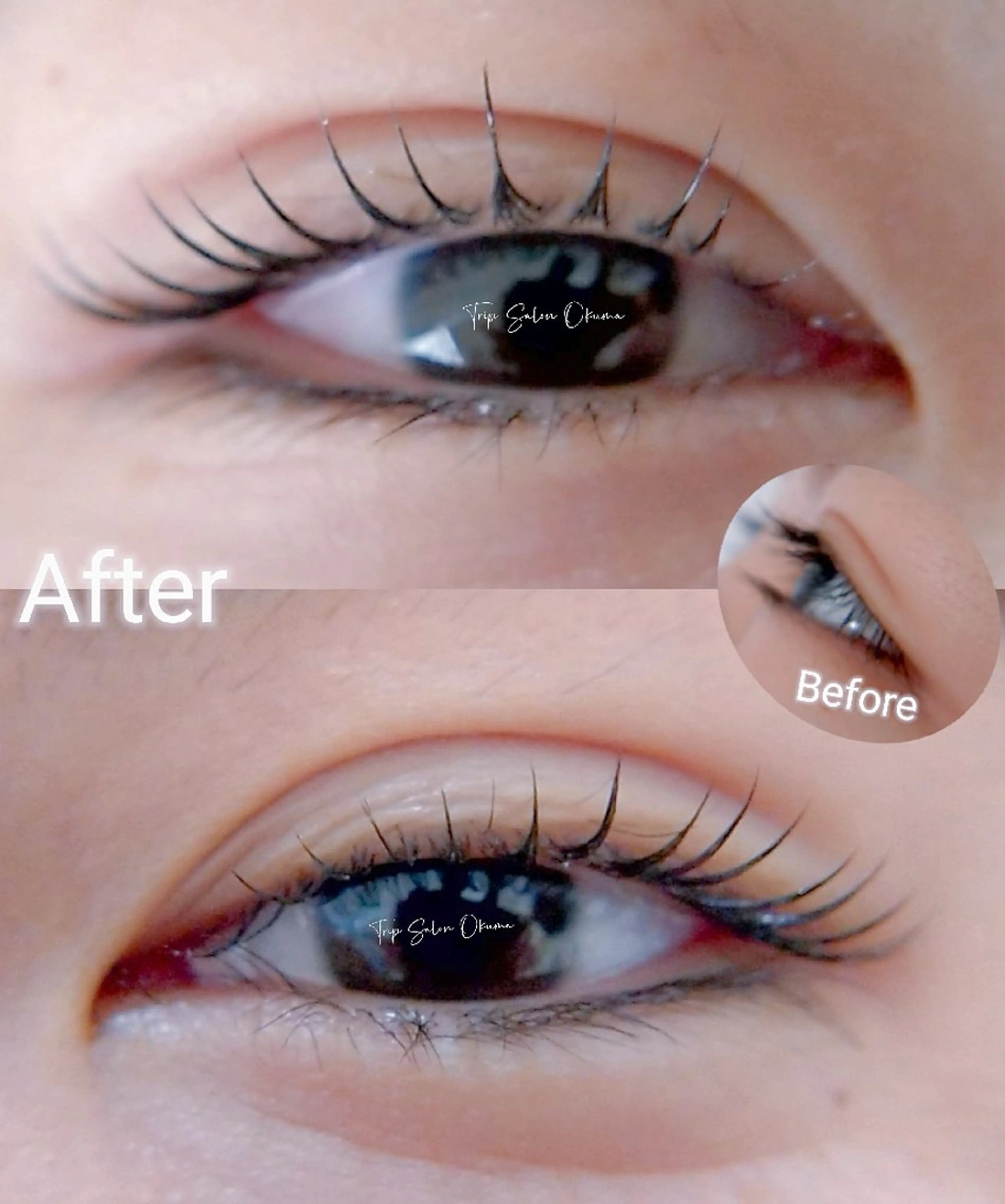 マツエク・マツパ ナチュラル マツパ Trip Salon Okuma所属・❤LEDまつぱ❤那覇 🅿️有、泉崎のマツエク・マツパデザイン