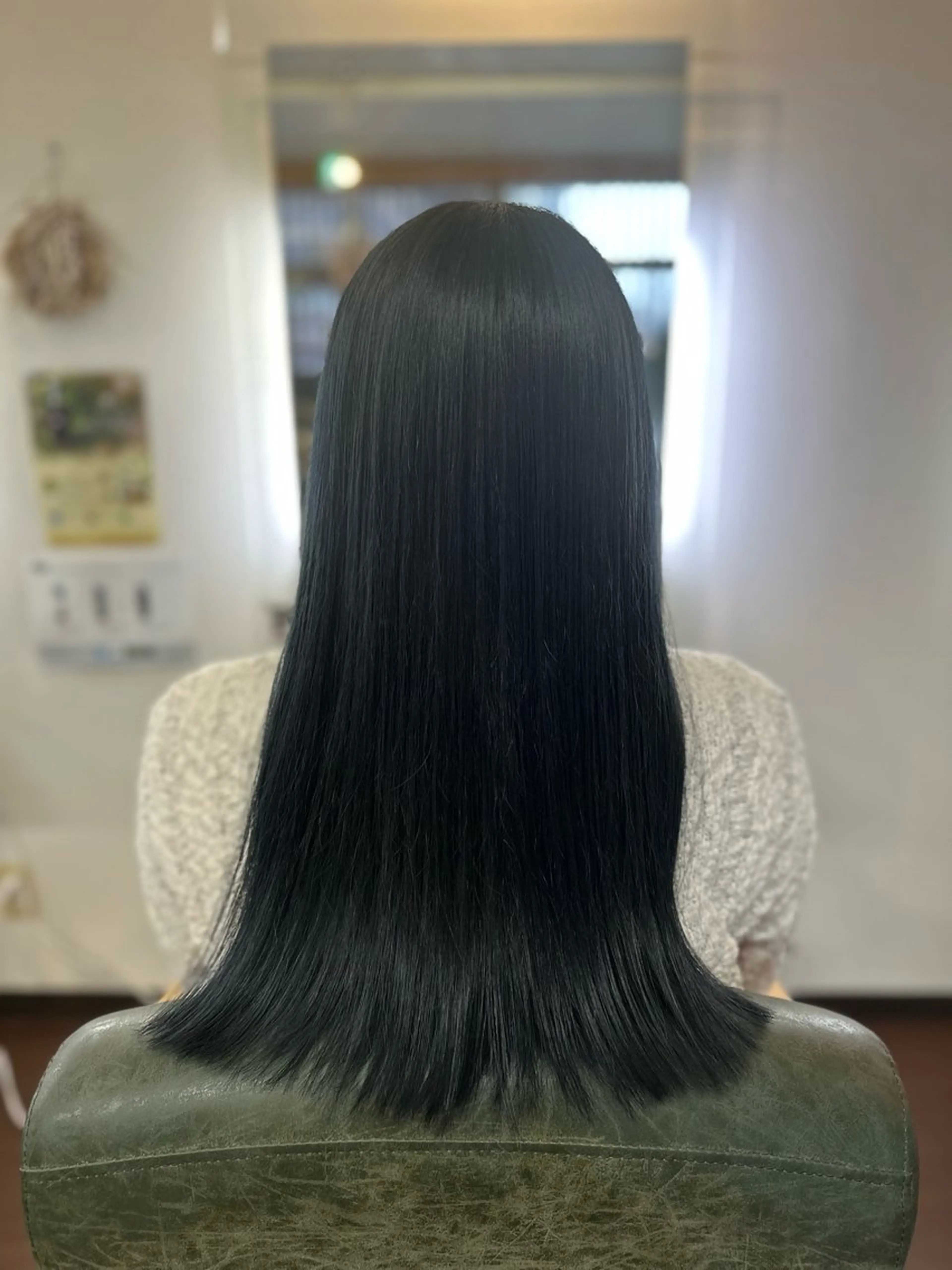 ロング カラー ネイビーカラー カット ヘアカラー 大人女性の艶カット カラー/菊池柊真🌟のヘアスタイル