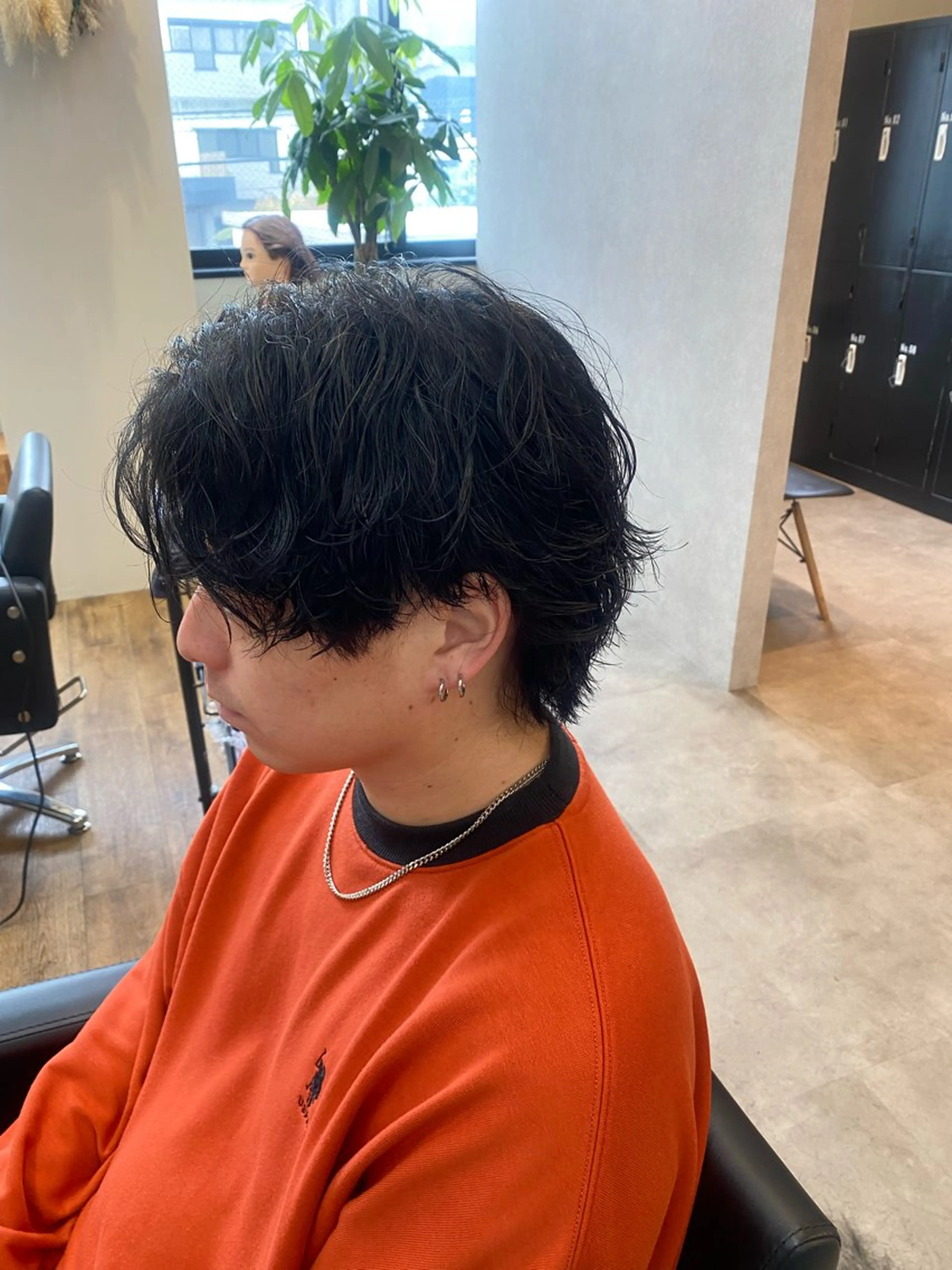 パーマ メンズ カット パーマ well高崎上大類店所属・well高崎上大類町 /湯浅泳作のヘアスタイル