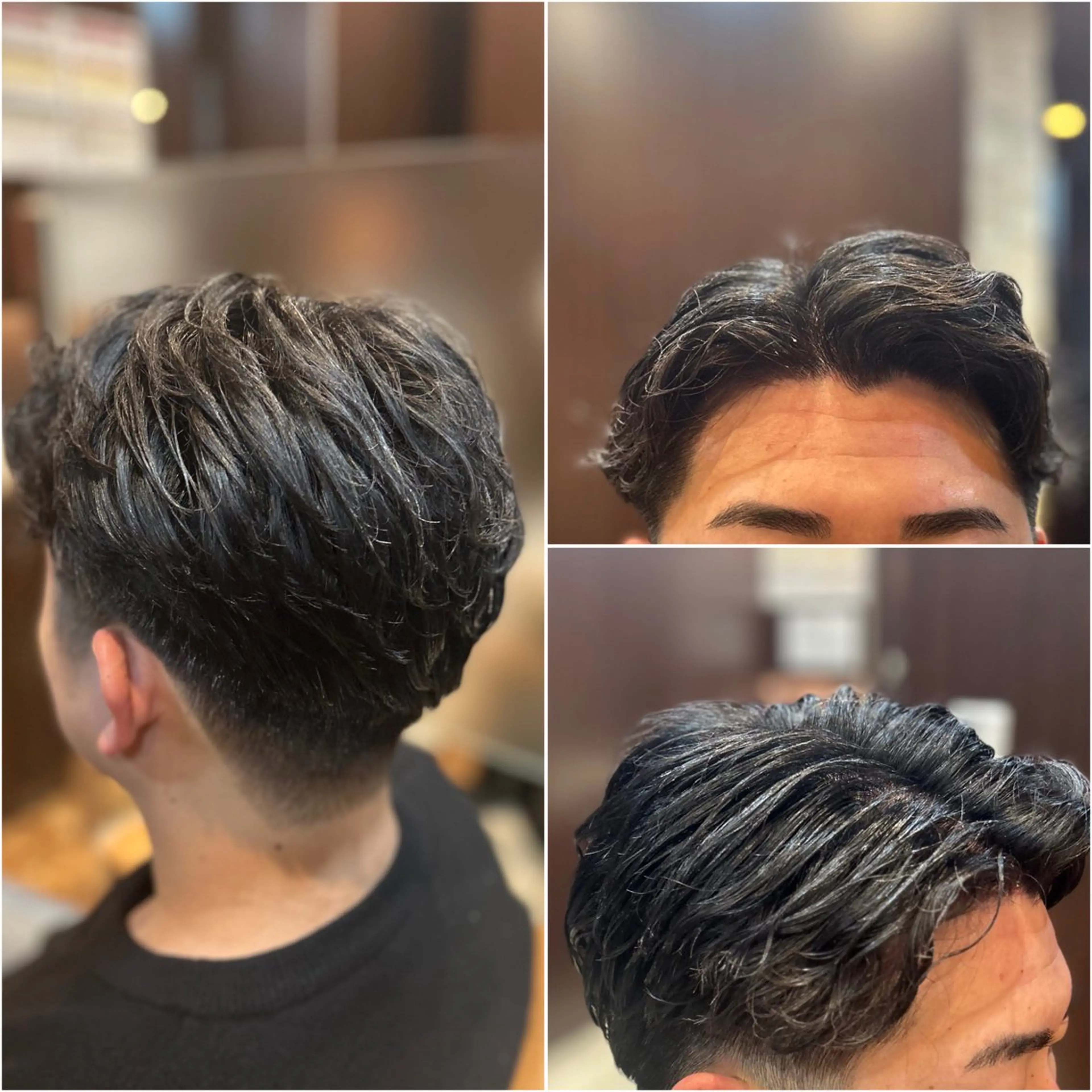 メンズ🚹刈り上げスタイル＋パーマ(ツイストスパイラル❌)の写真