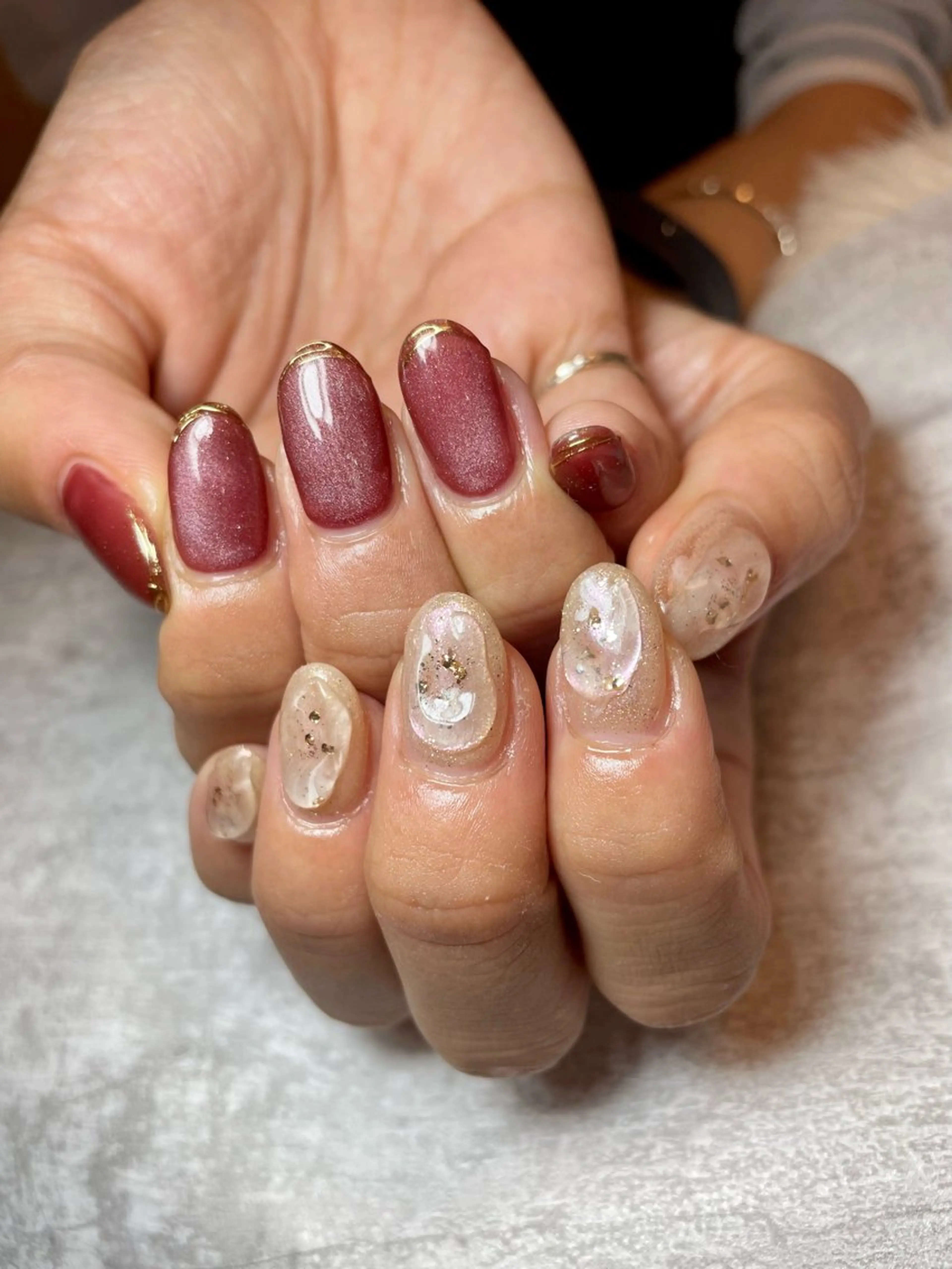 ネイル アートネイル クリアネイル ジェルネイル マグネットネイル 持ち込み BEAUTY GARDEN 【nail salon unseul】所属・nana .のネイルデザイン