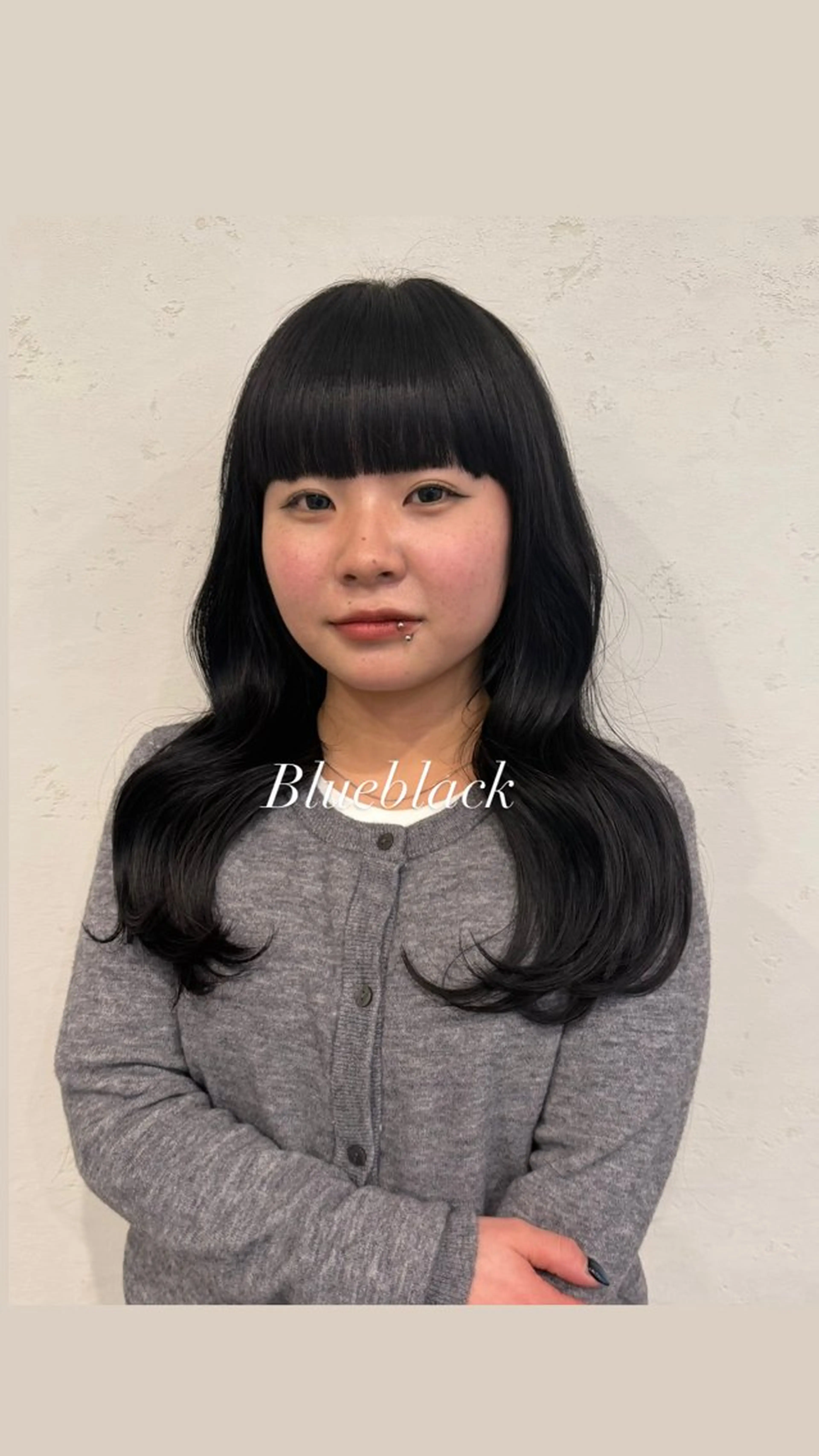 ロング カラー ブリーチ カット トリートメント レイヤー/透明感 /髪質改善/ほのかのヘアスタイル