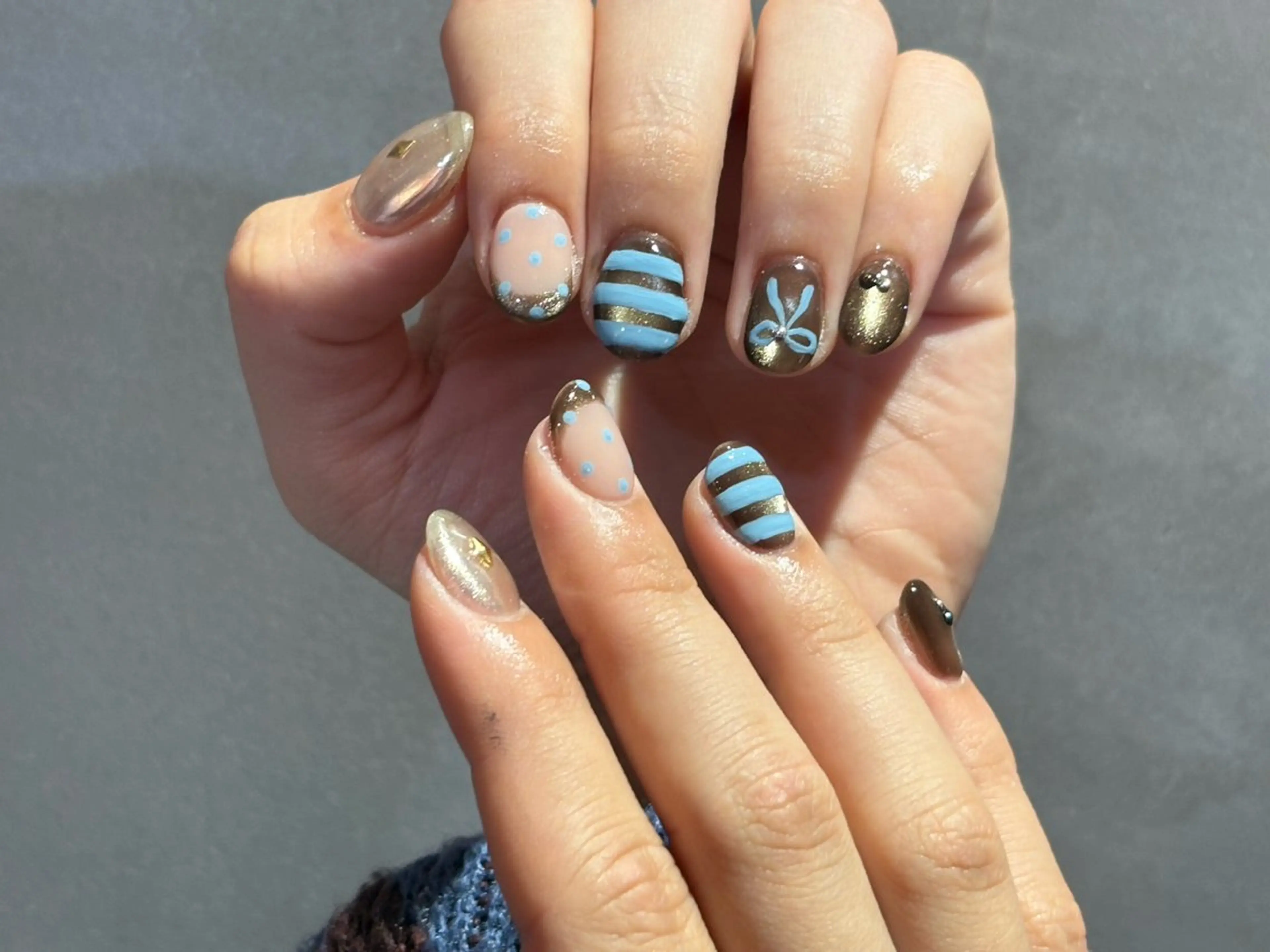 ネイル ハンドネイル 祇園 彩寧のネイルデザイン