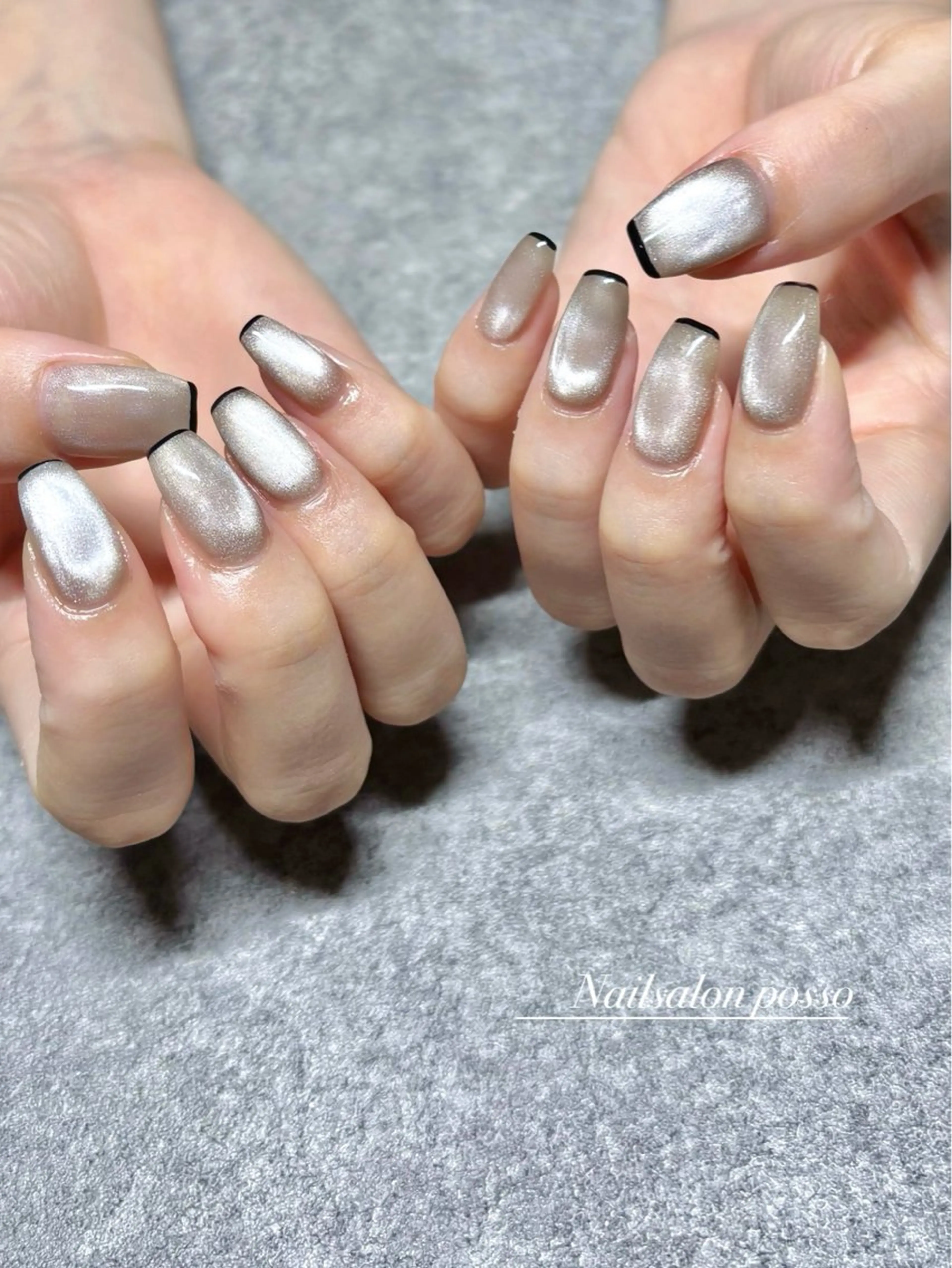 ネイル マグネットネイル ハンドネイル Nail Salon Posso所属・Asuka /possoのネイルデザイン