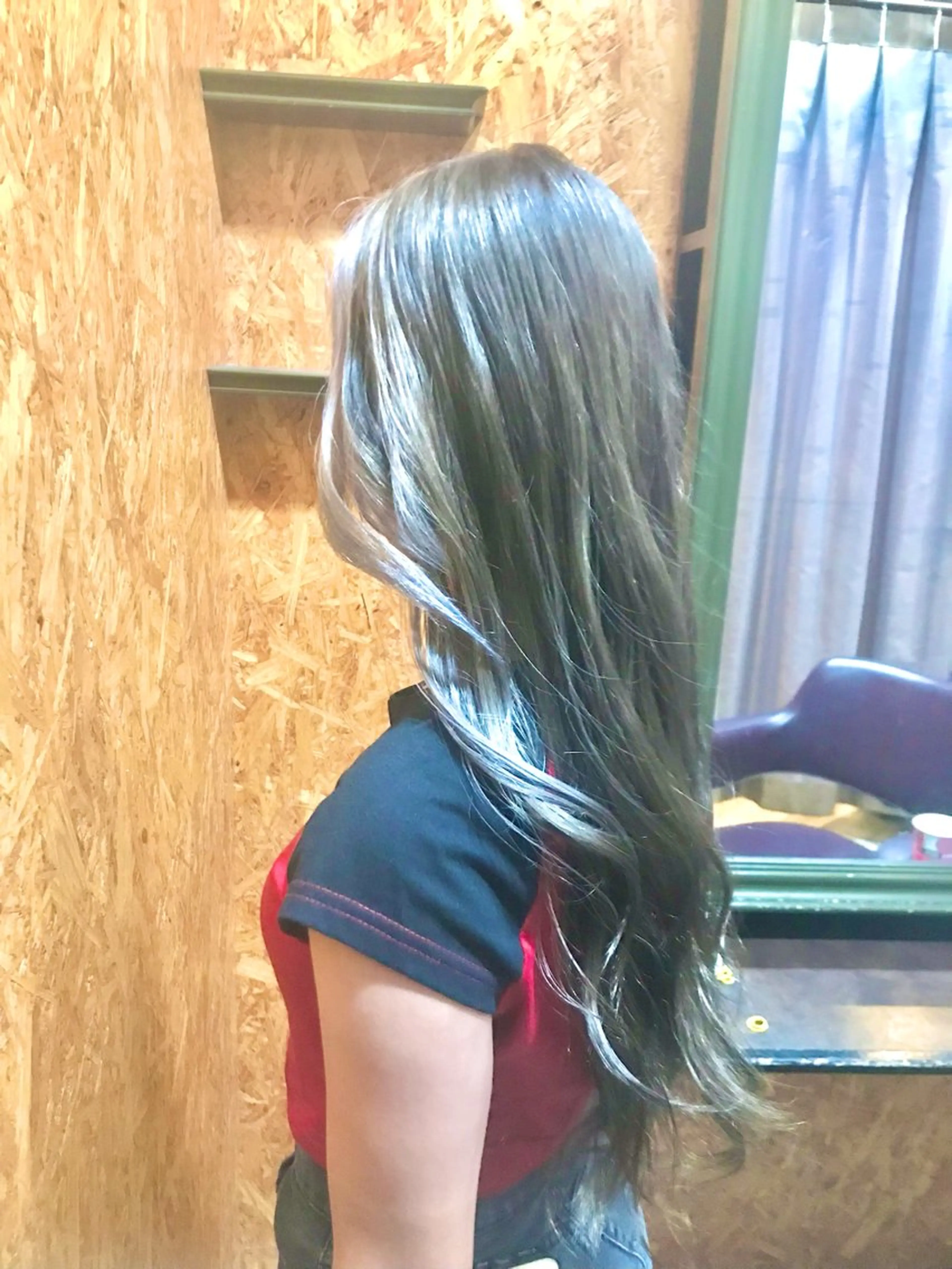 ロング ミストバング カットモデル募集中/ 大城しょうかのヘアスタイル