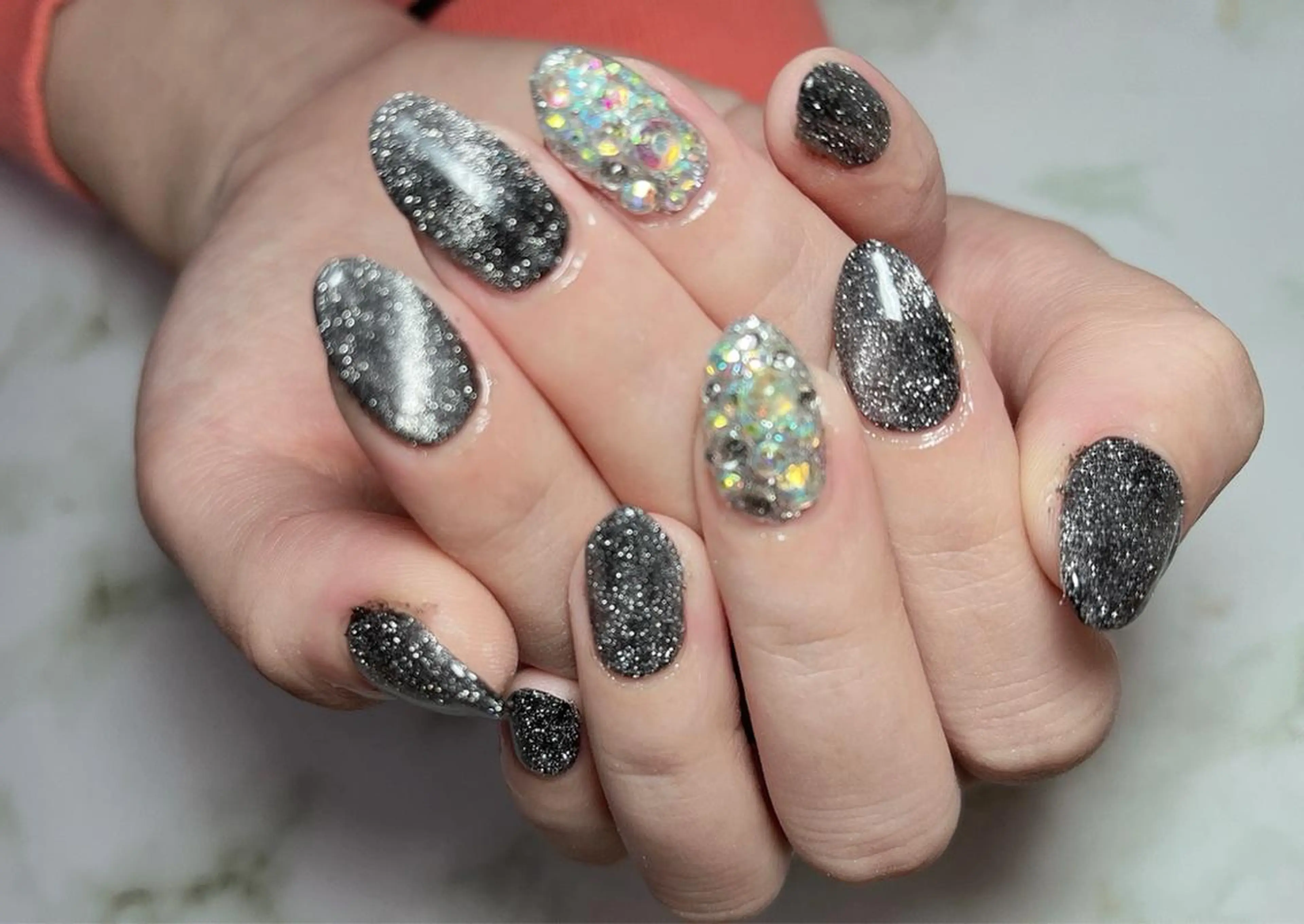ネイル フラッシュネイル ジェルネイル マグネットネイル Mimi Nailのネイルデザイン