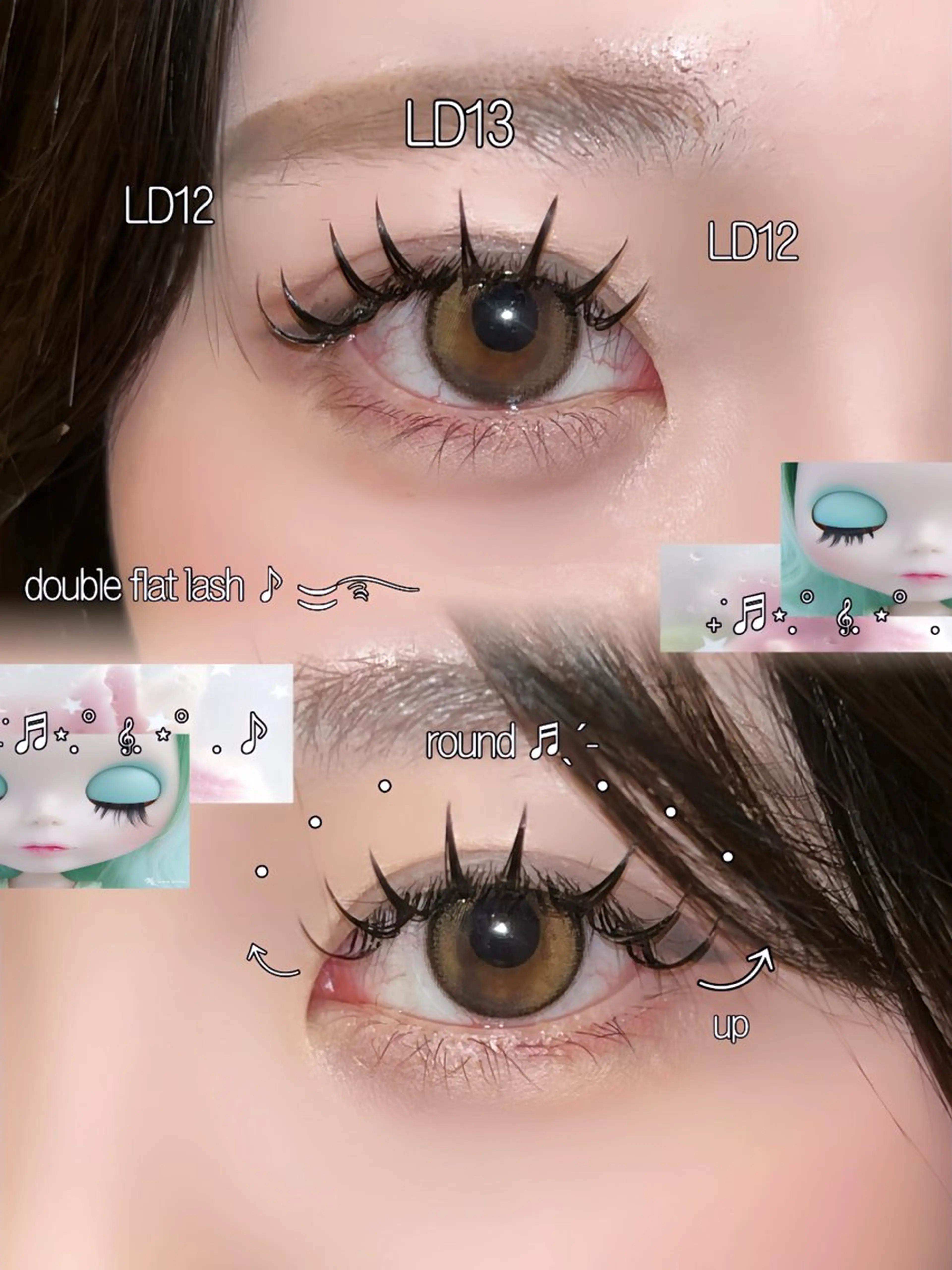 マツエク・マツパ ☆eyelist _miu☆のマツエク・マツパデザイン