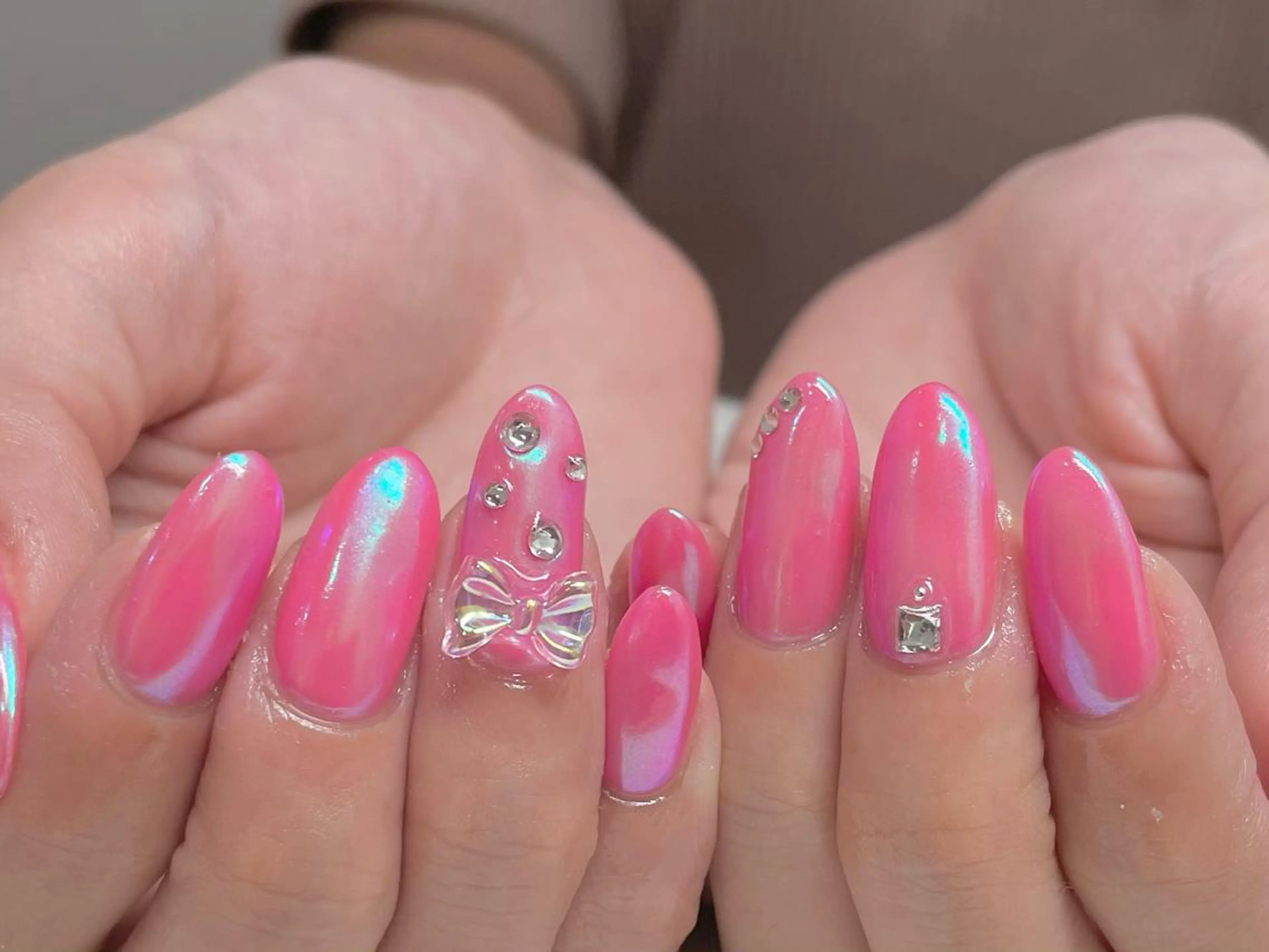 ネイル オーロラネイル riri-nail Rie Endoのネイルデザイン