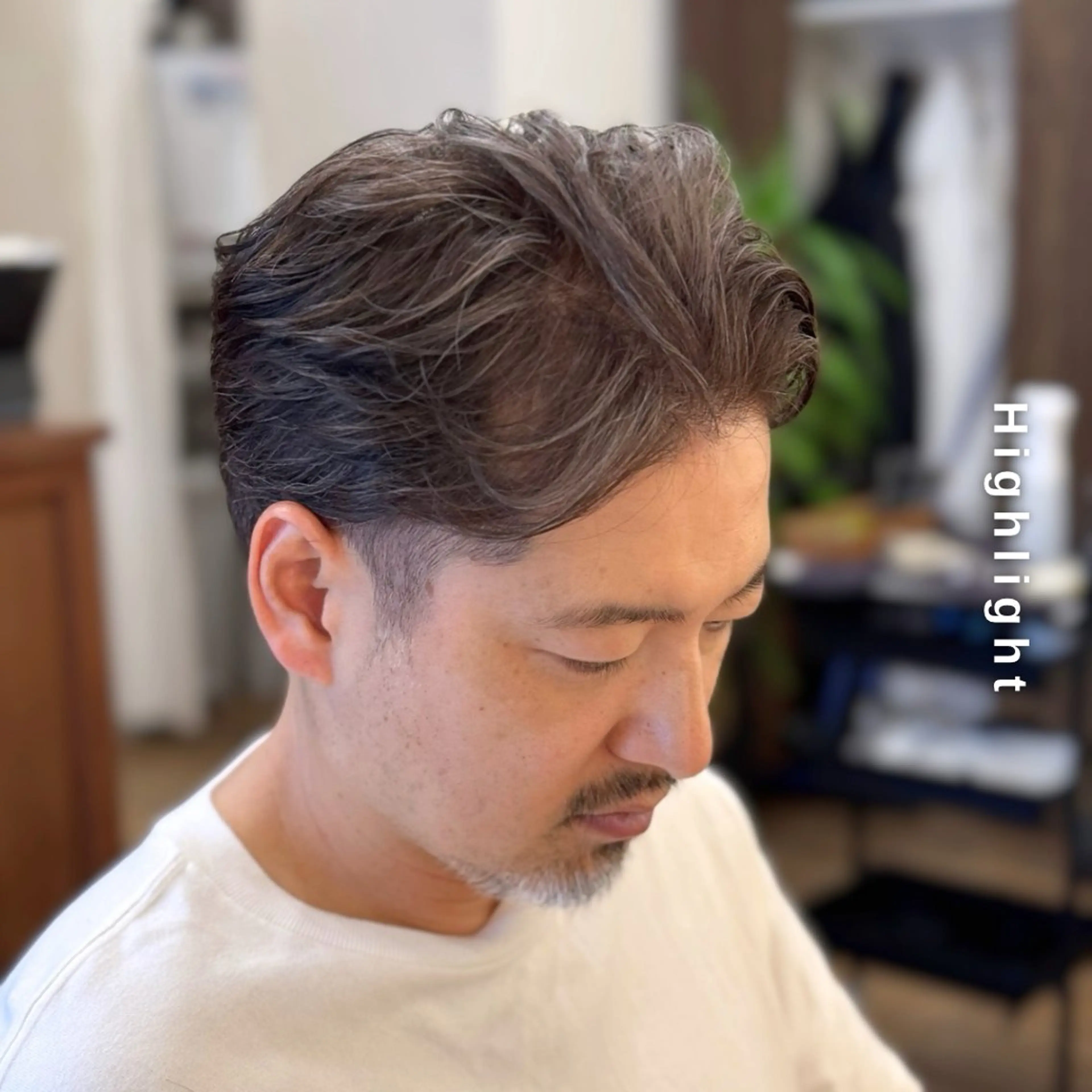 カラー メンズ メンズハイライト ハイライトカラー ヘアカラー トリートメント ヘアセット Hair&Make newer所属・しんのすけ /モデルさん募集中のヘアスタイル