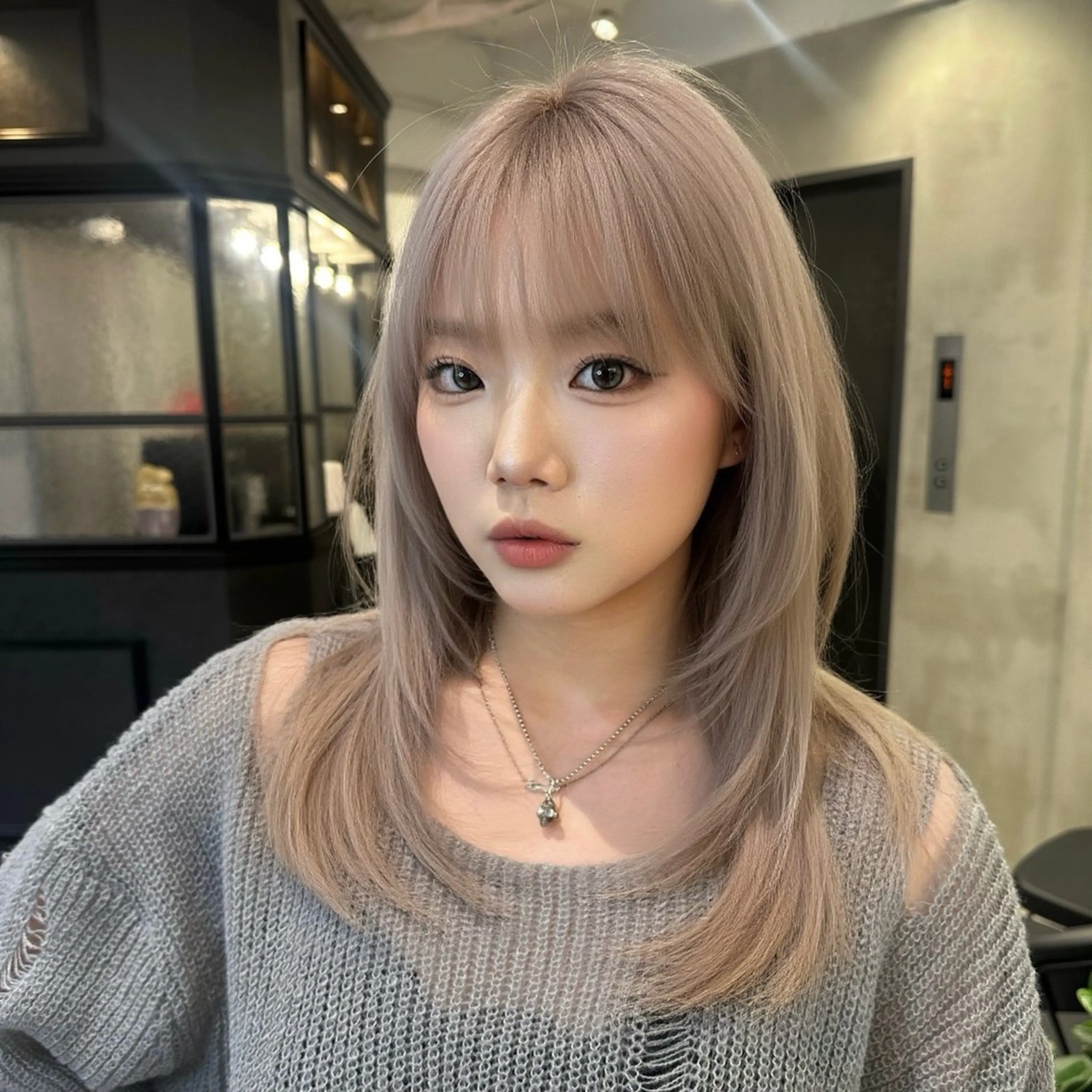 ミディアム 韓国/ボブ/レイヤー /髪質改善/まさ❣️のヘアスタイル