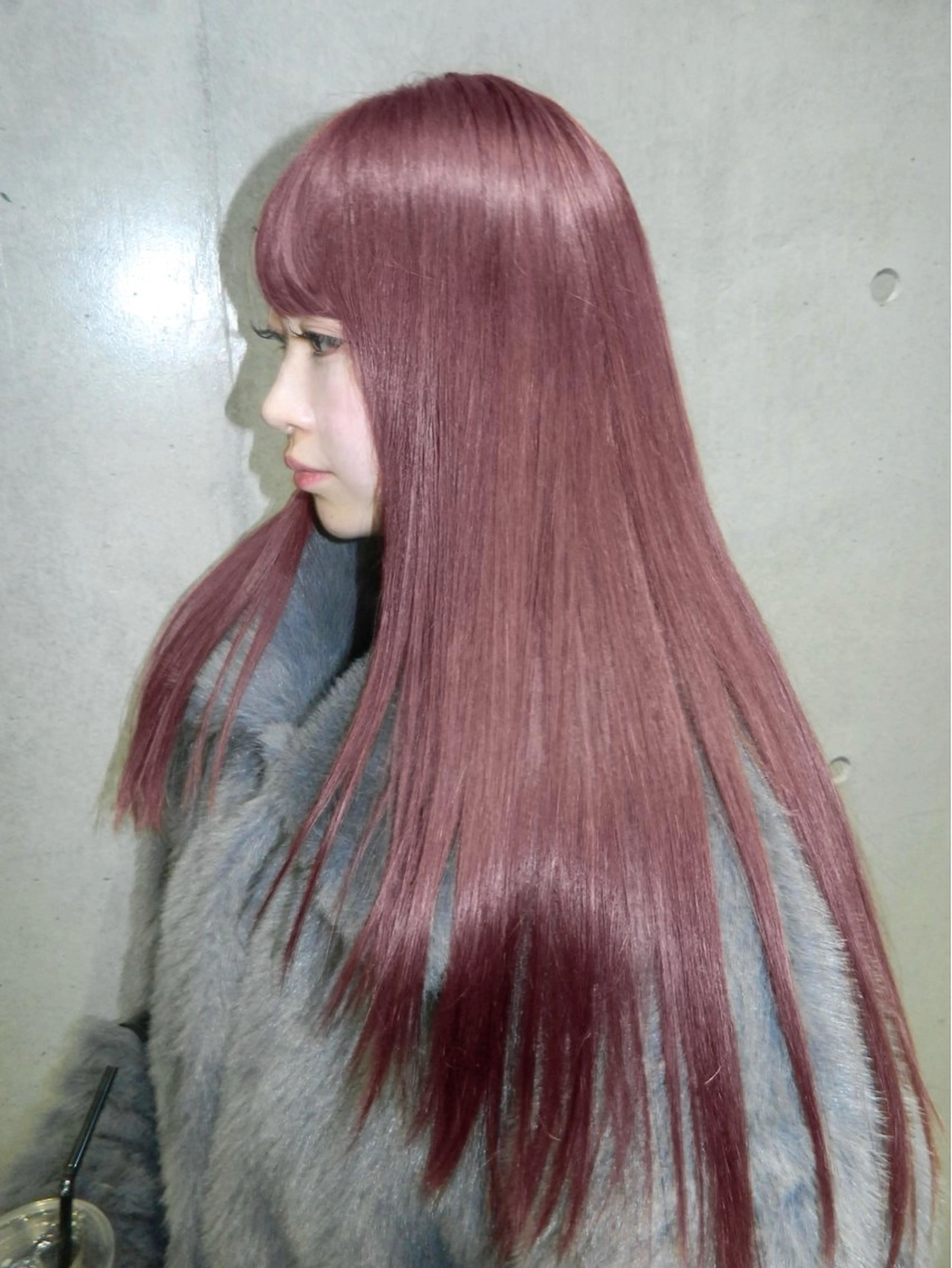 ロング カラー ブリーチ ピンクカラー 髪質改善 トリートメント ヘアカラー 透明感/レイヤー/ sakura🪽のヘアスタイル