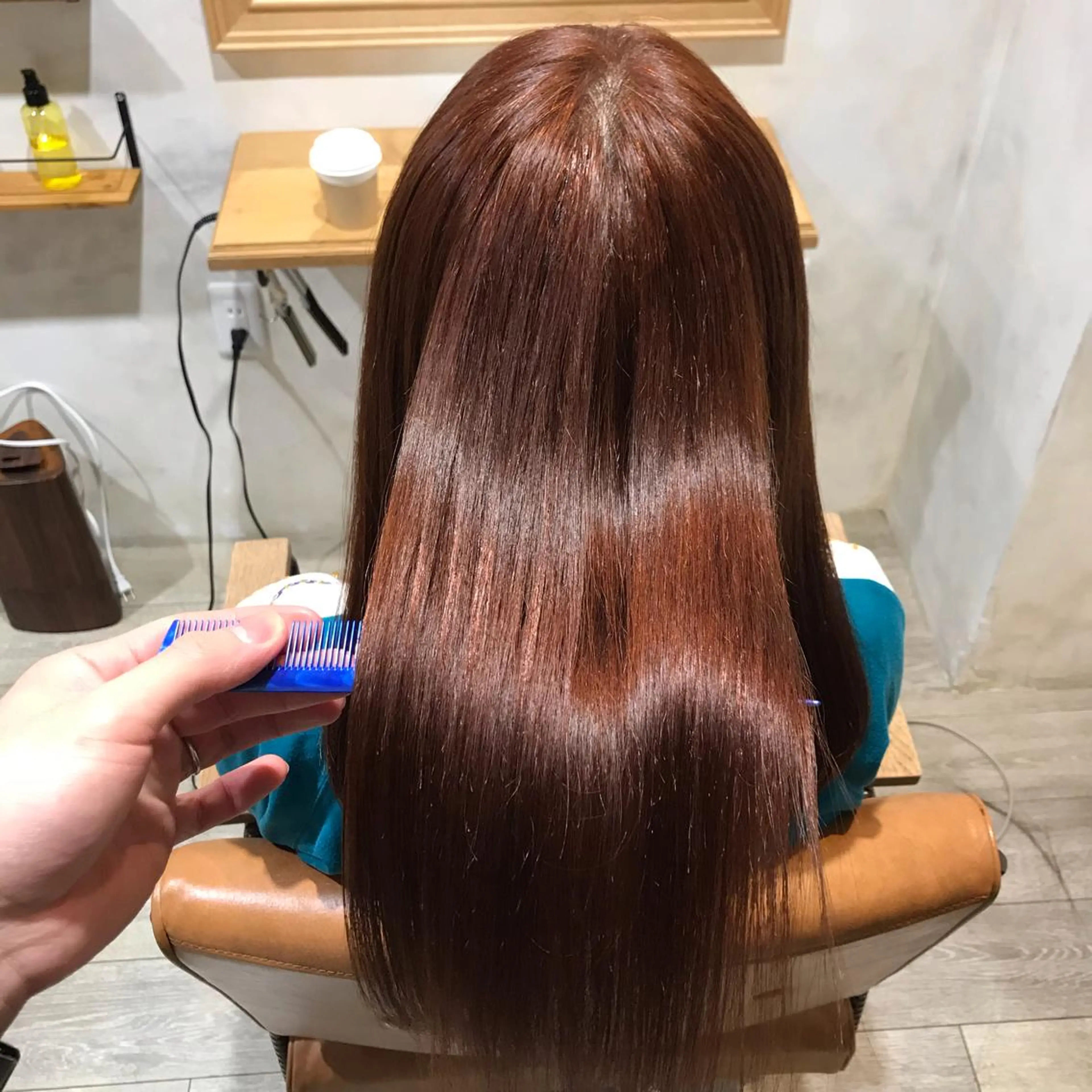 カラー パーマ 縮毛矯正 Keshiki大名 安部 真輝のヘアスタイル