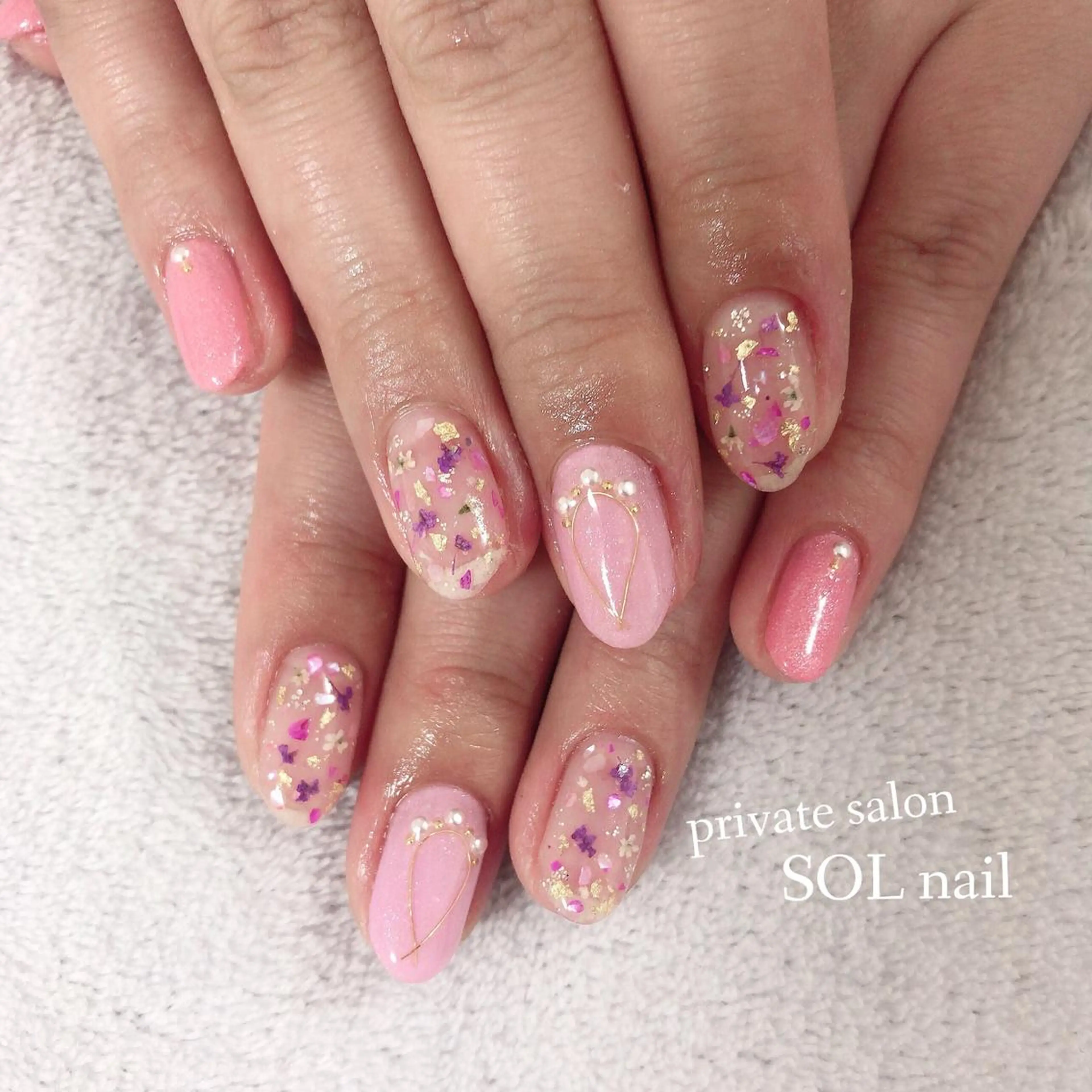 ネイル ハンドネイル SOL NAILのネイルデザイン