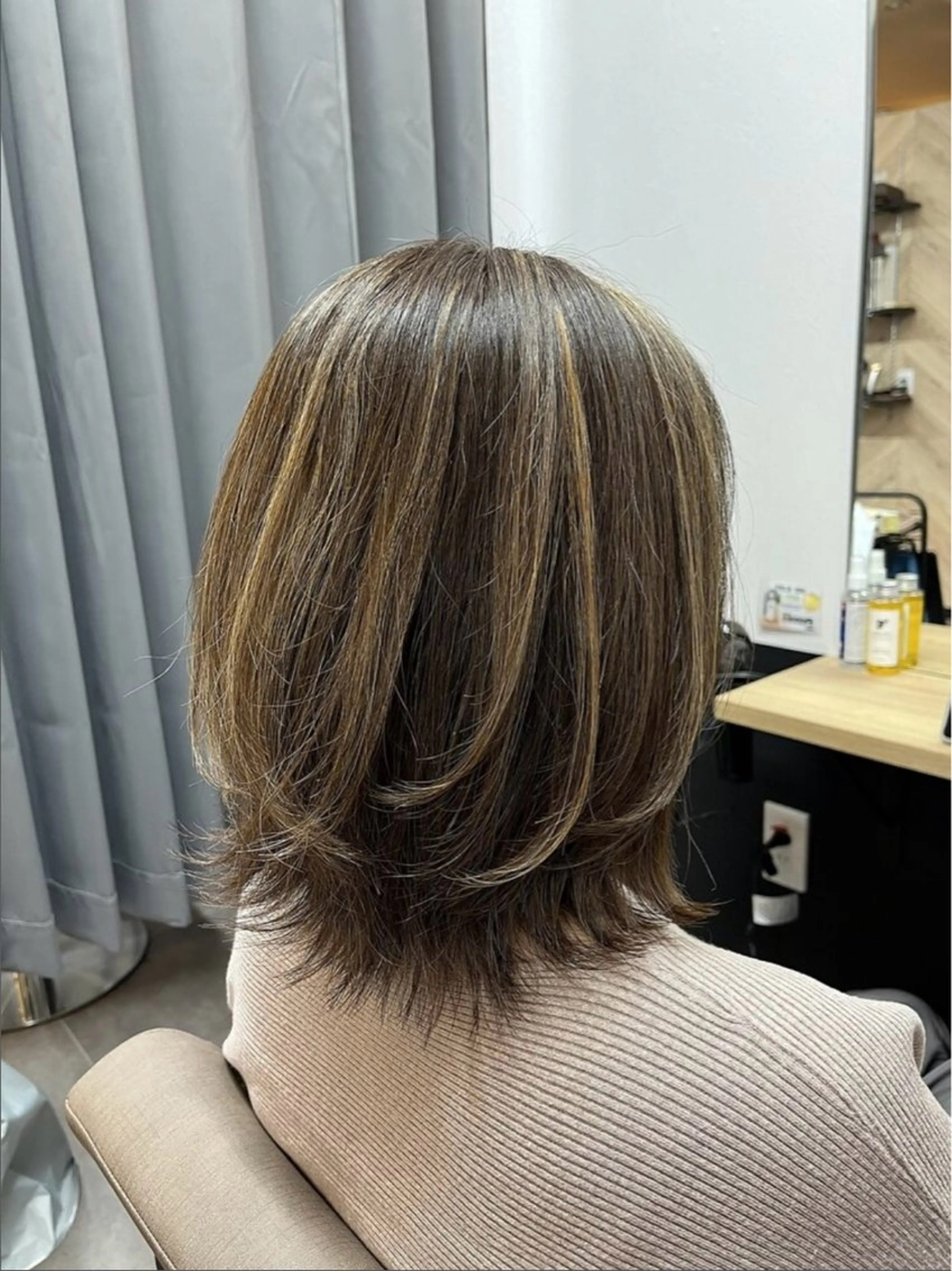 【白髪ぼかしハイライト】カット➕カラー➕ハイライト15枚の写真