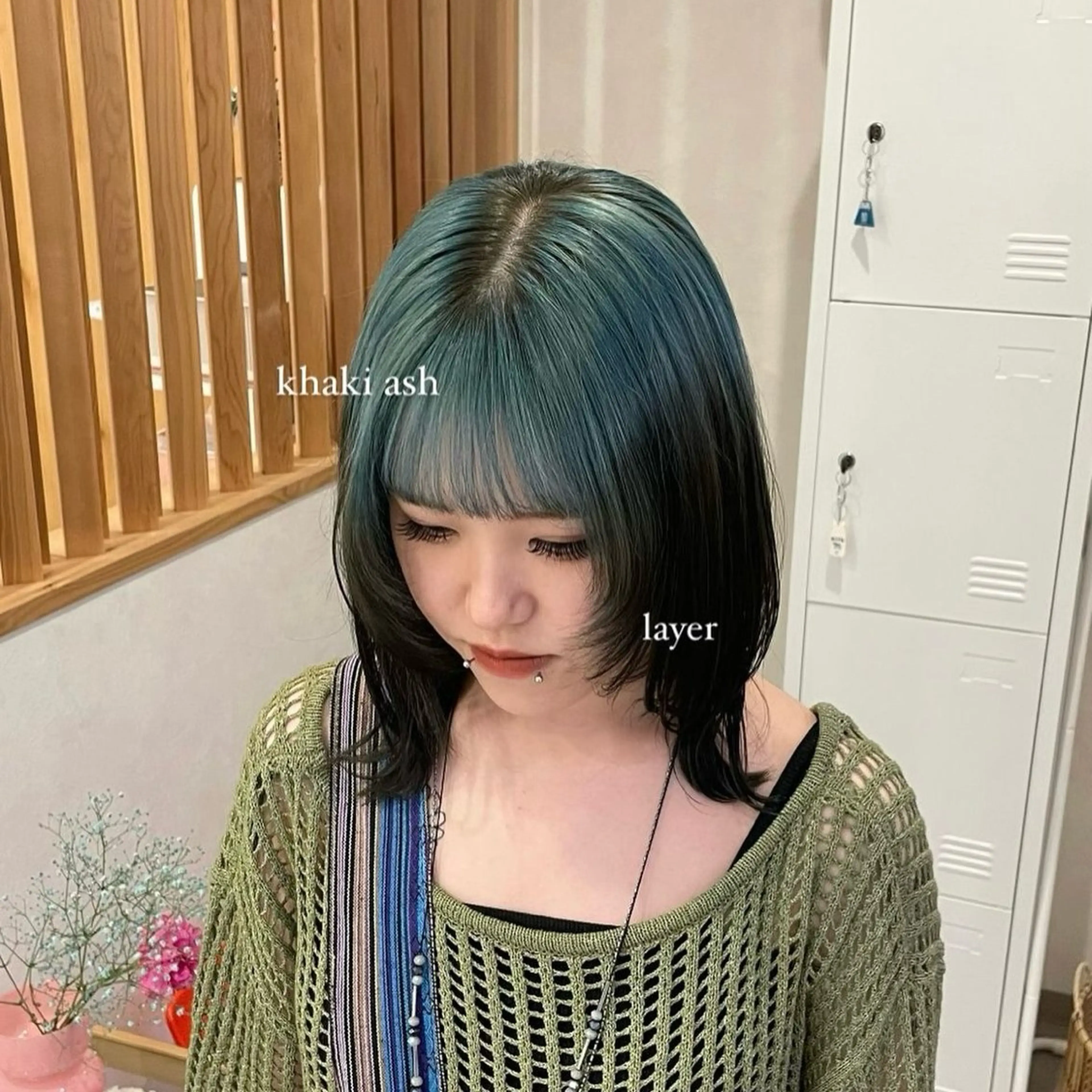 ミディアム ヘアカラー hair room nico所属・山口美容室/ nico/shionのヘアスタイル