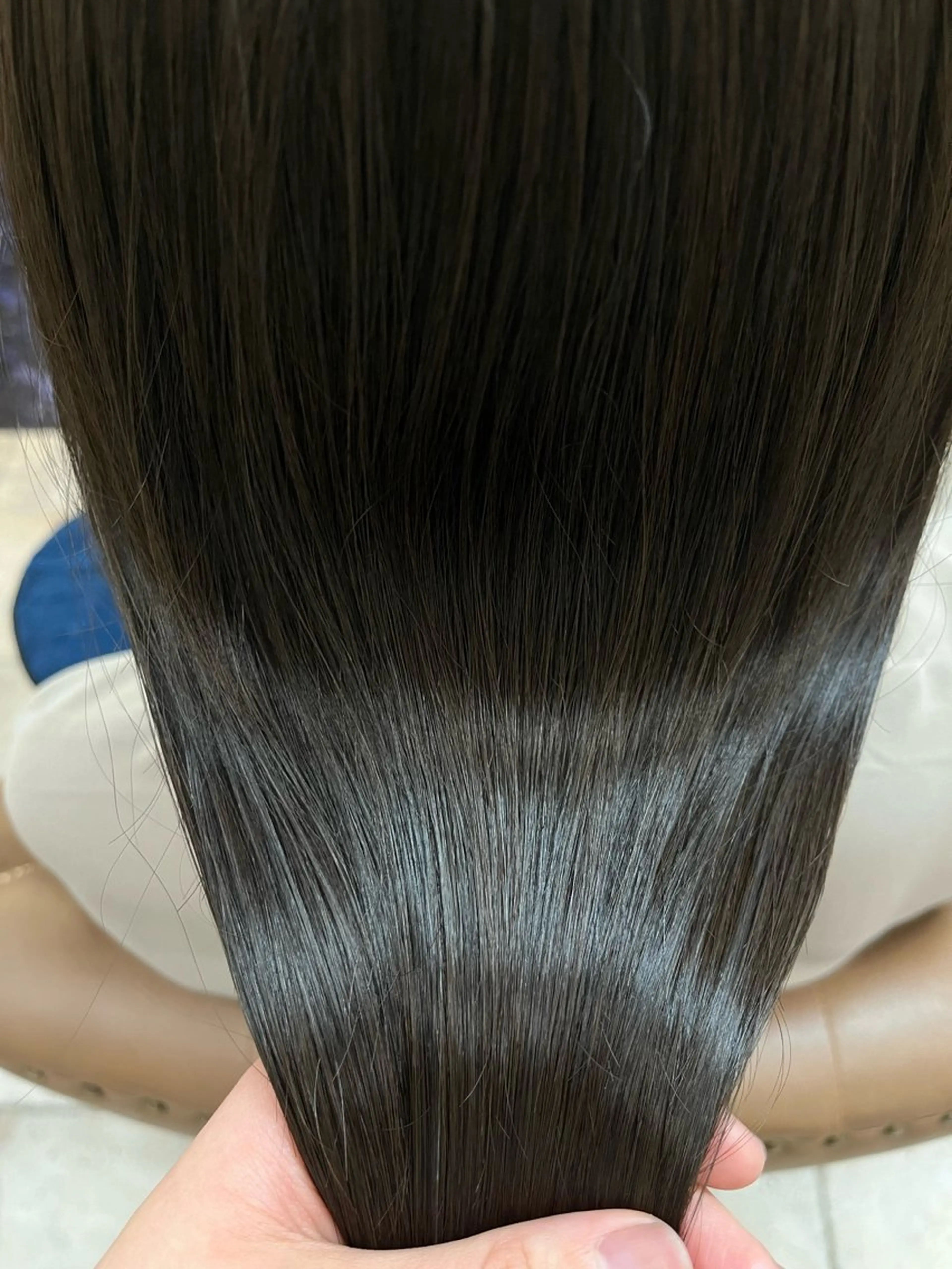 セミロング カラー グレージュ オリーブグレージュ オリーブグレー カラー/アイリスト 麻優のヘアスタイル