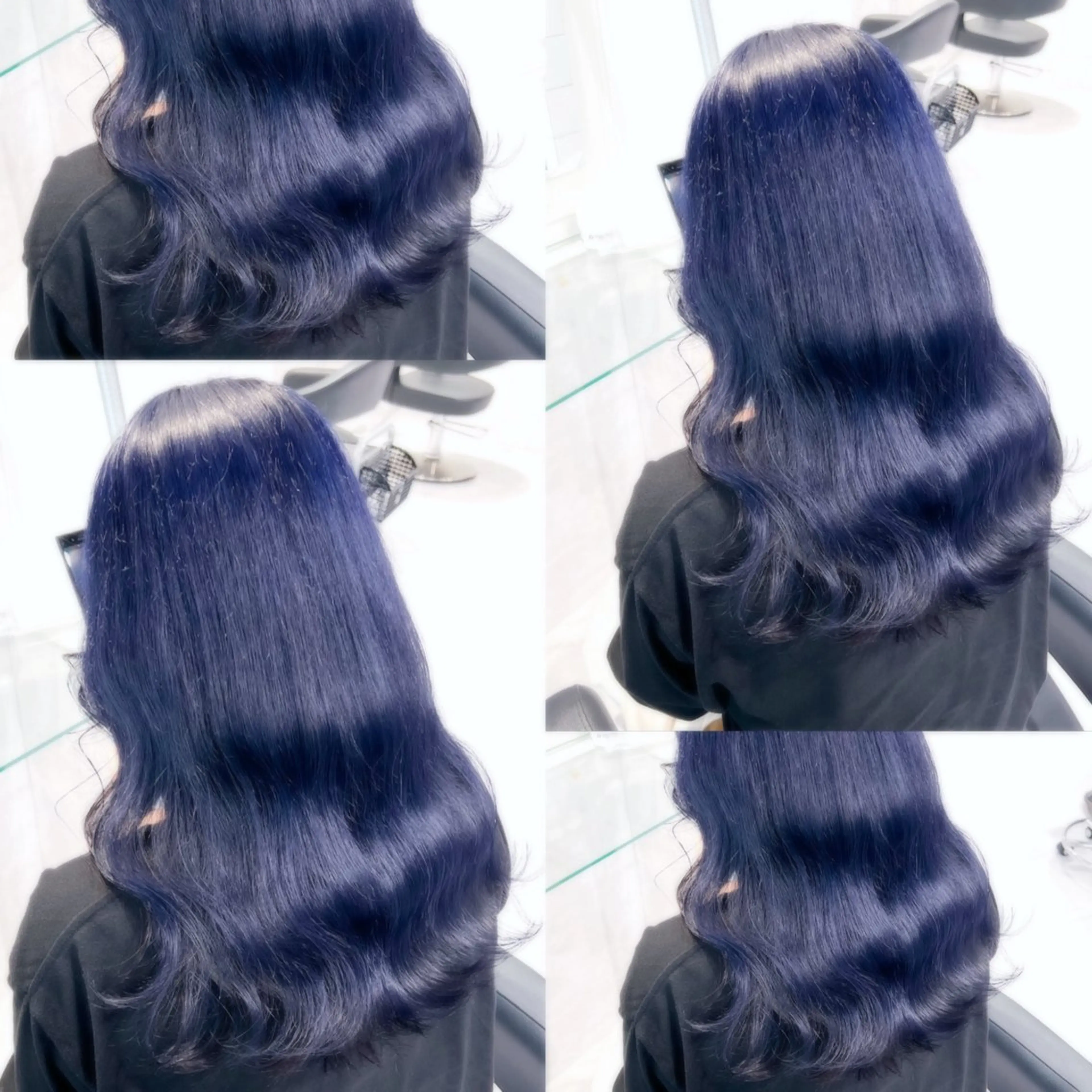 セミロング カラー ヘアアレンジ メンズ ヘアカラー トリートメント 🦋重くない暗髪🦋 Hana🦋のヘアスタイル