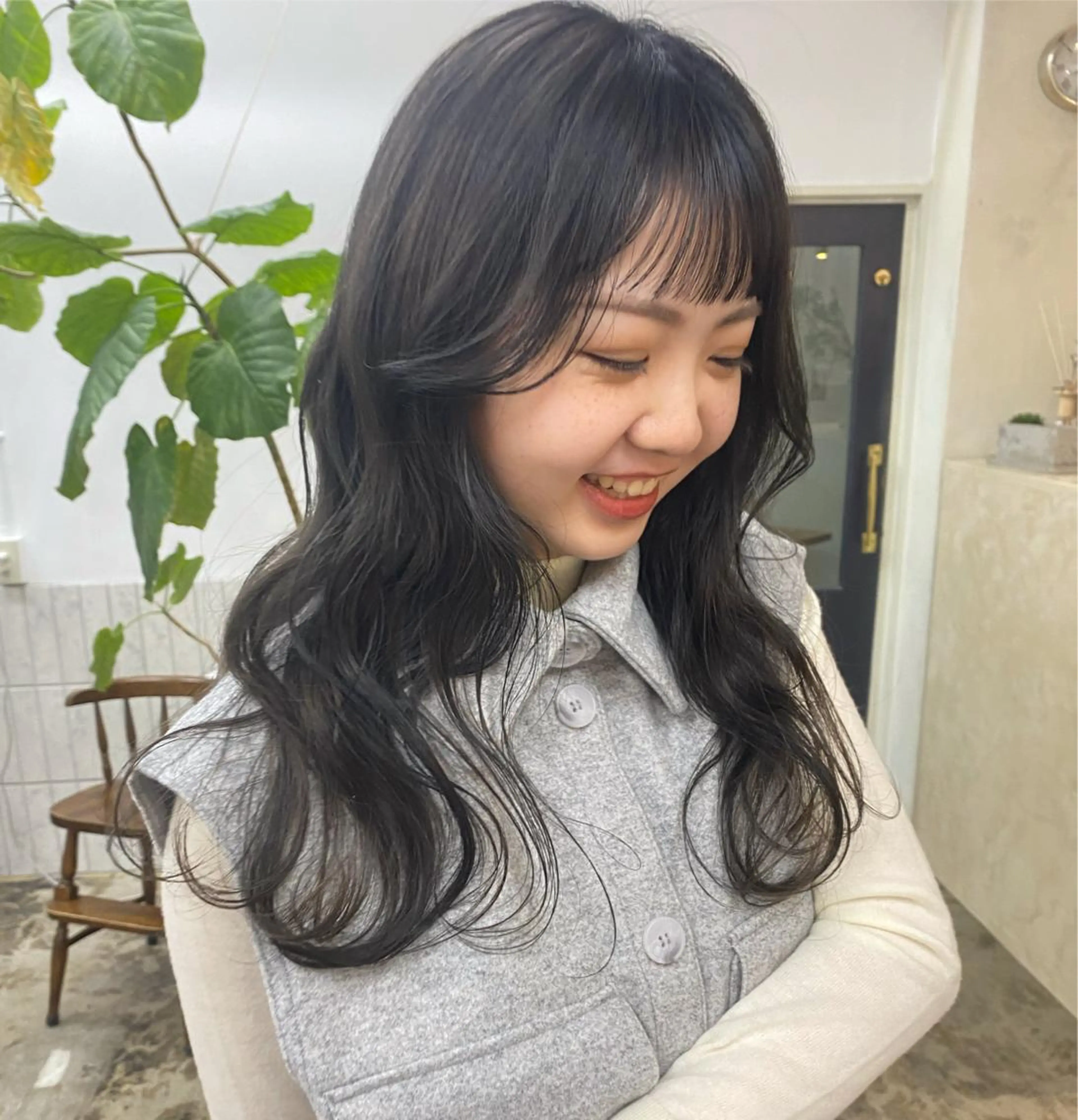 ロング カラー 原 瑞希のヘアスタイル