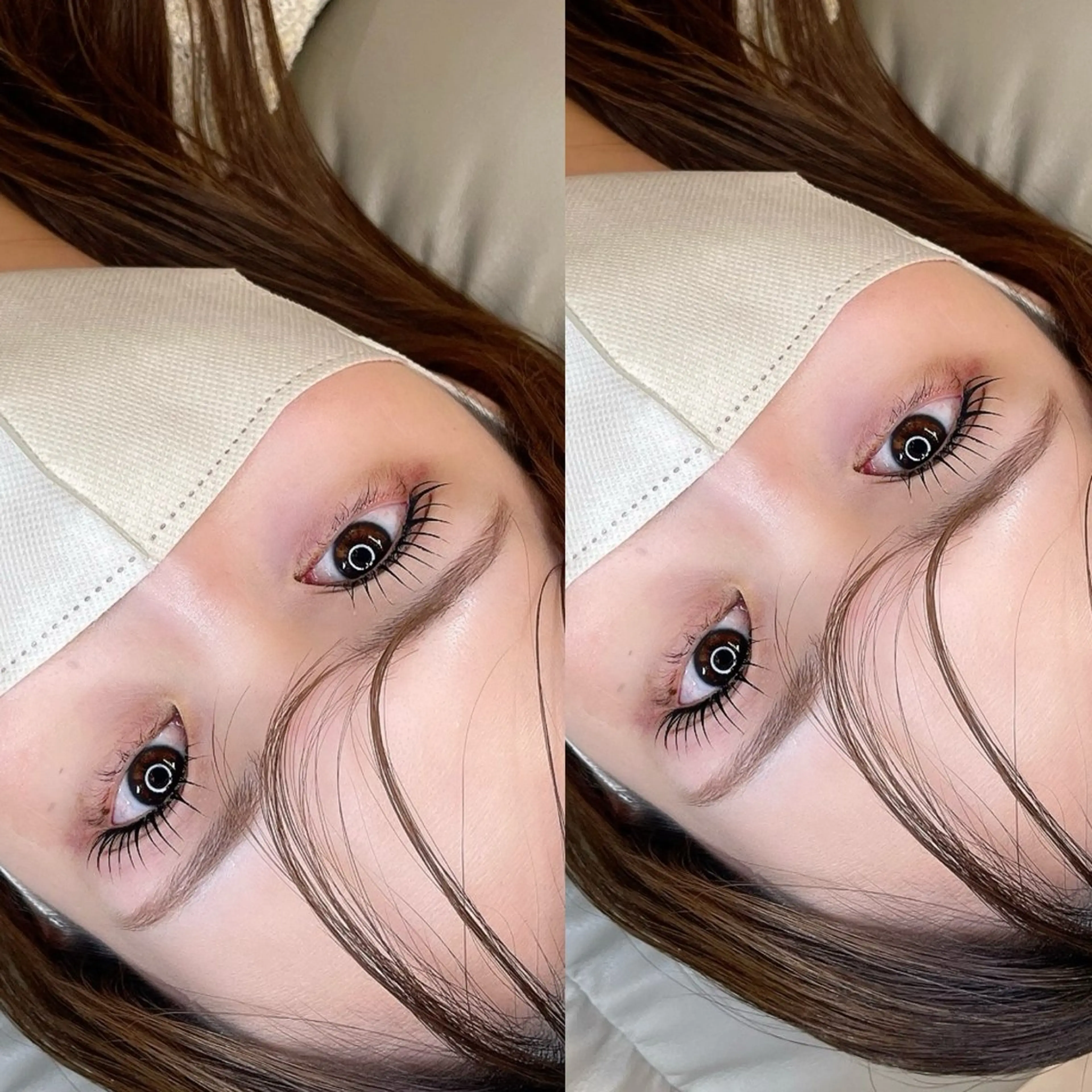 マツエク・マツパ ナチュラル 一重×まつ毛パーマ YOSHIDA SAKIのマツエク・マツパデザイン