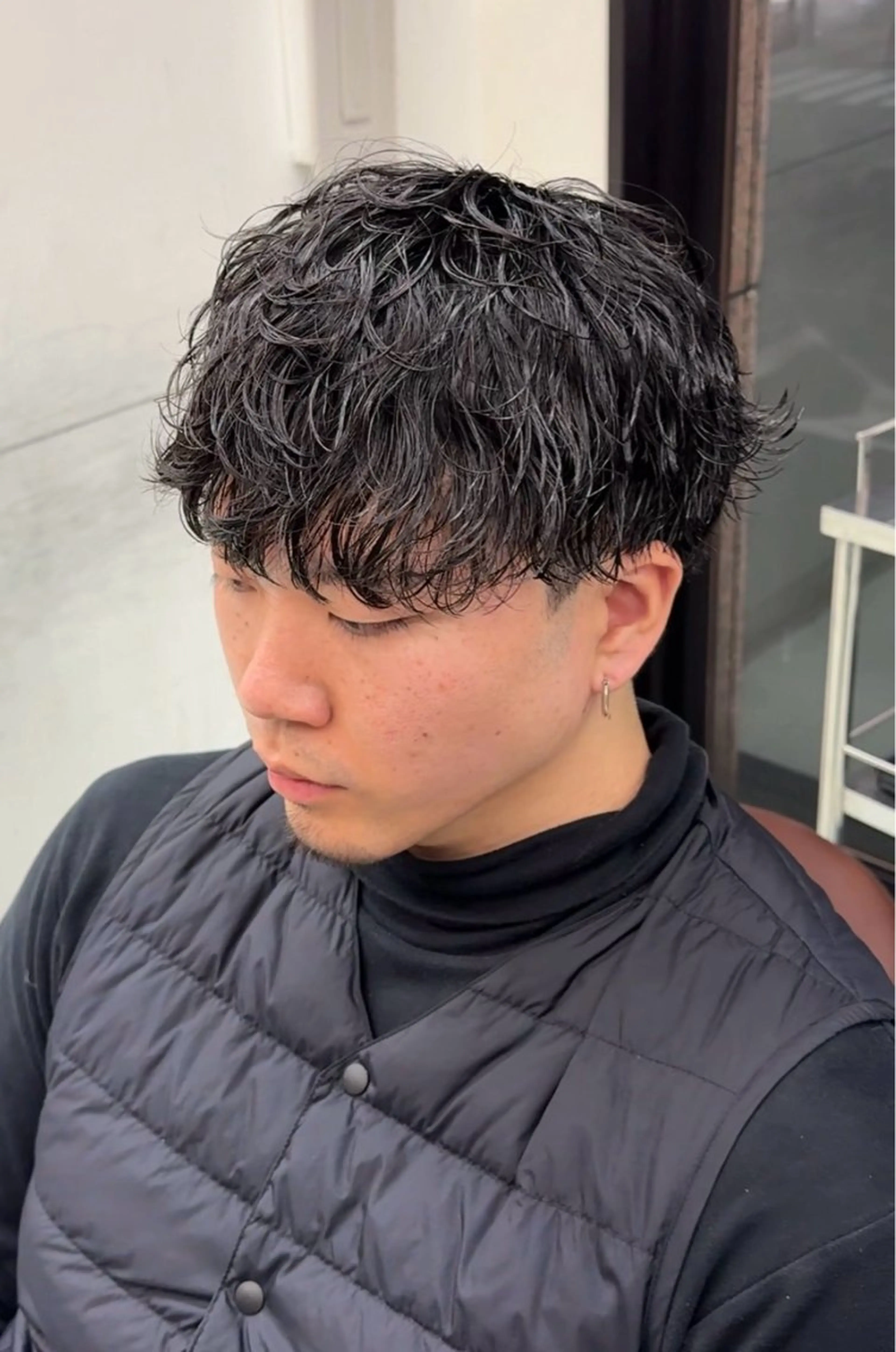 ショート パーマ カット パーマ 小芝涼介/レイヤー /メンズパーマ✂️のヘアスタイル