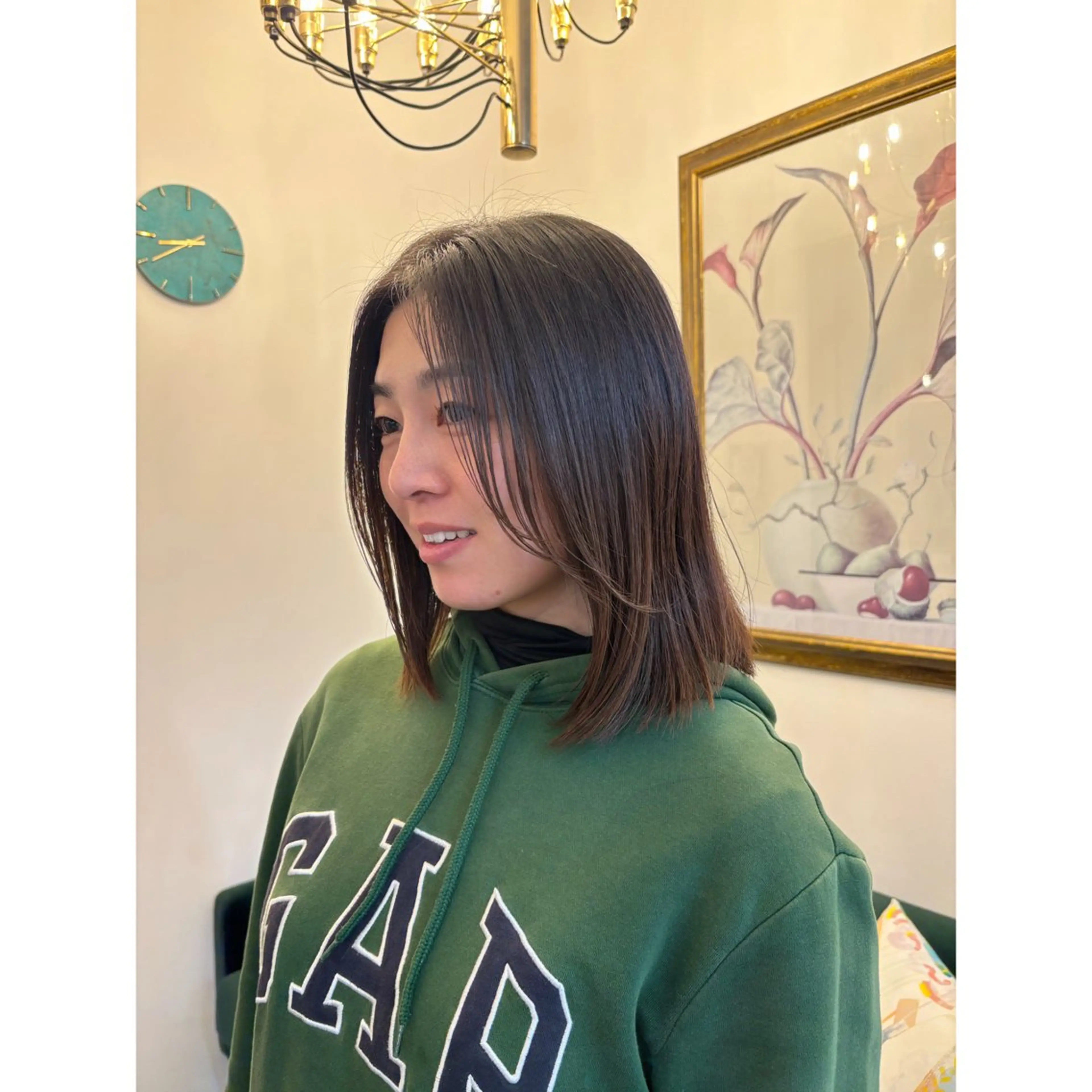 ミディアム ミディアムレイヤー レイヤーカット カット 柏木 千響️🫧 似合わせカット🫧のヘアスタイル