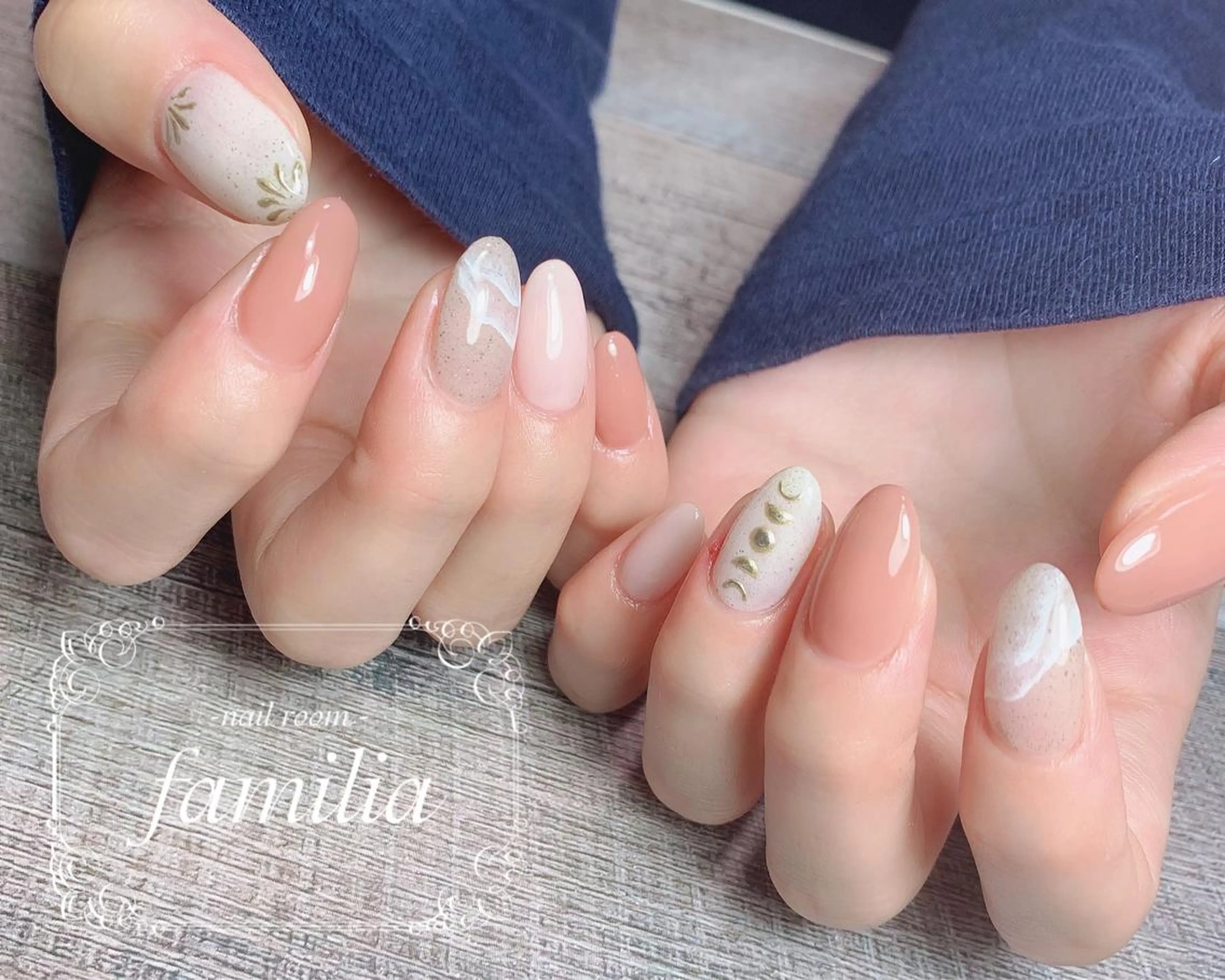 ネイル ハンドネイル -nailroom- familiaのネイルデザイン