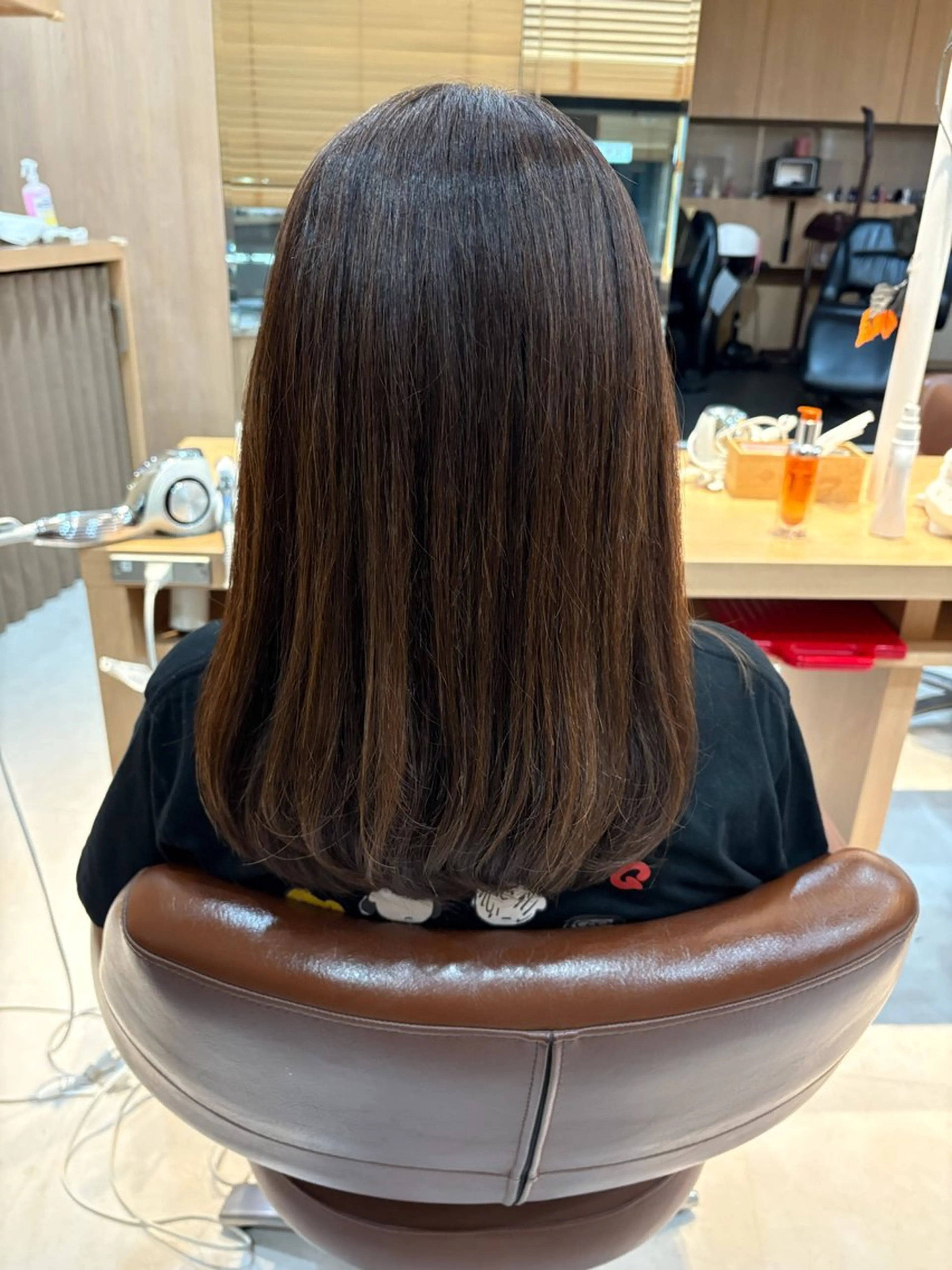 ロング 顔周りカット レイヤーカット 風間 日和のヘアスタイル