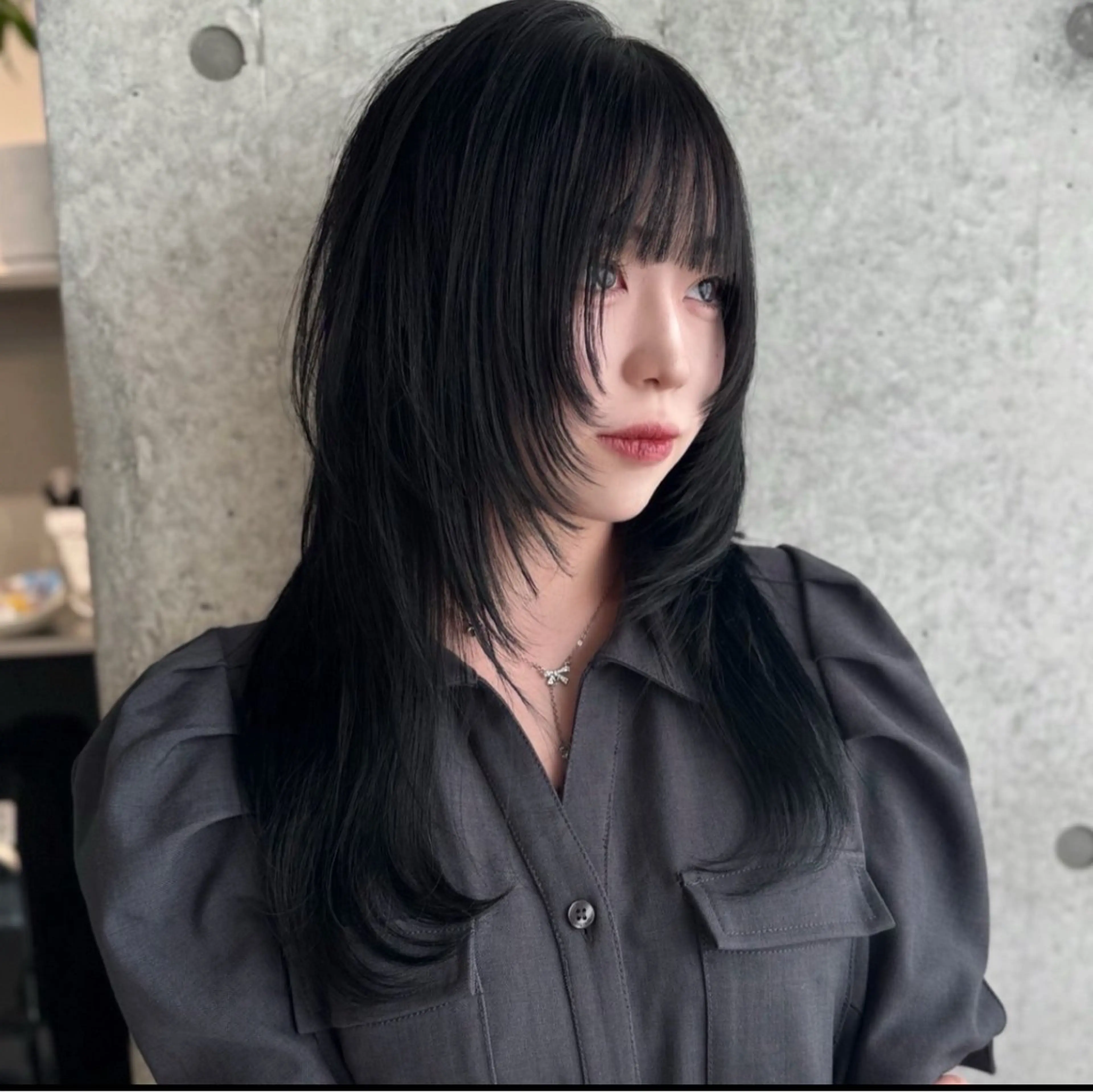 ロング カット トリートメント karina🌿レイ ヤーカット/髪質改善のヘアスタイル