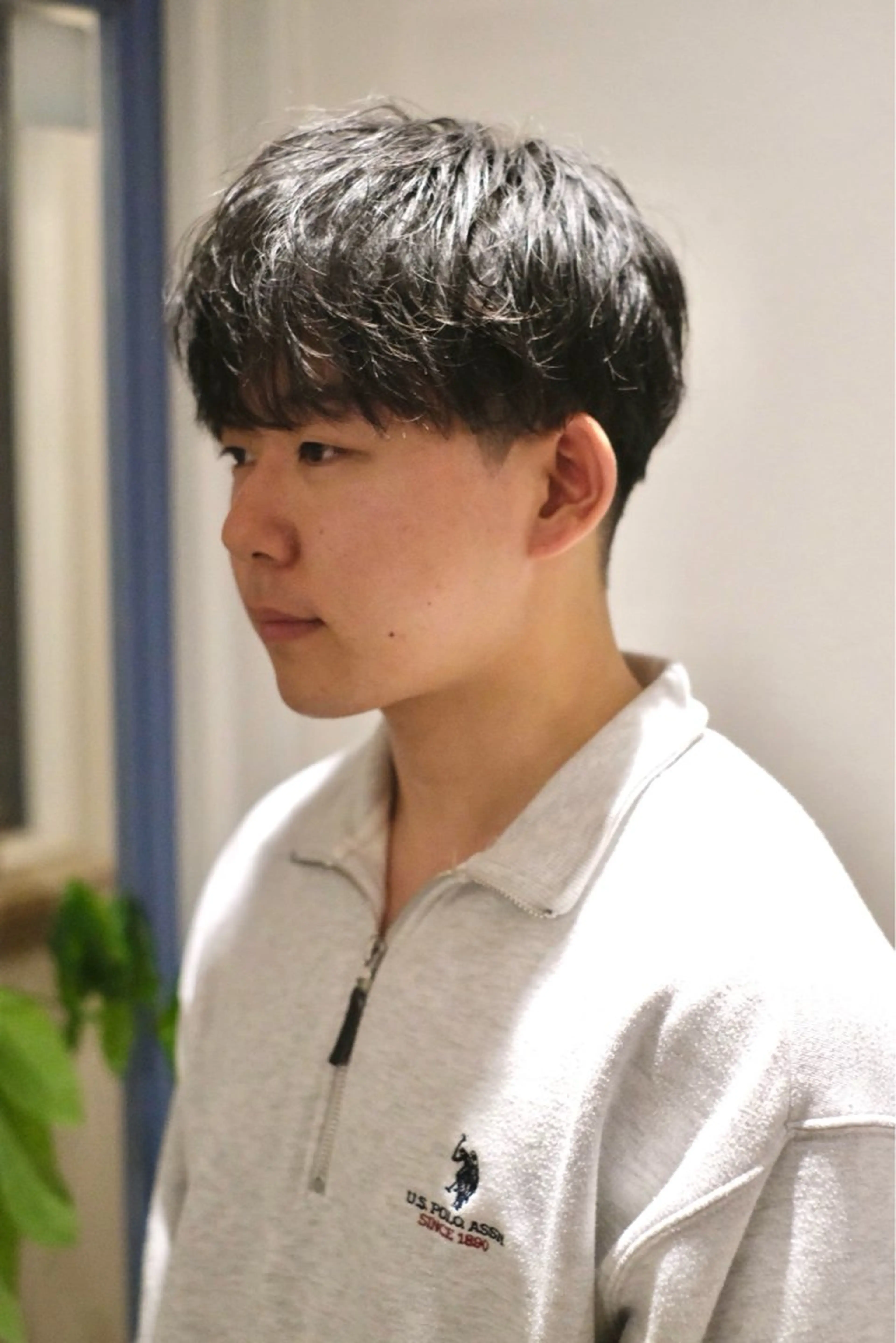 ミディアム パーマ メンズ マッシュ くせ毛 💐メンズ特化× パーマ💐早坂駆留のヘアスタイル