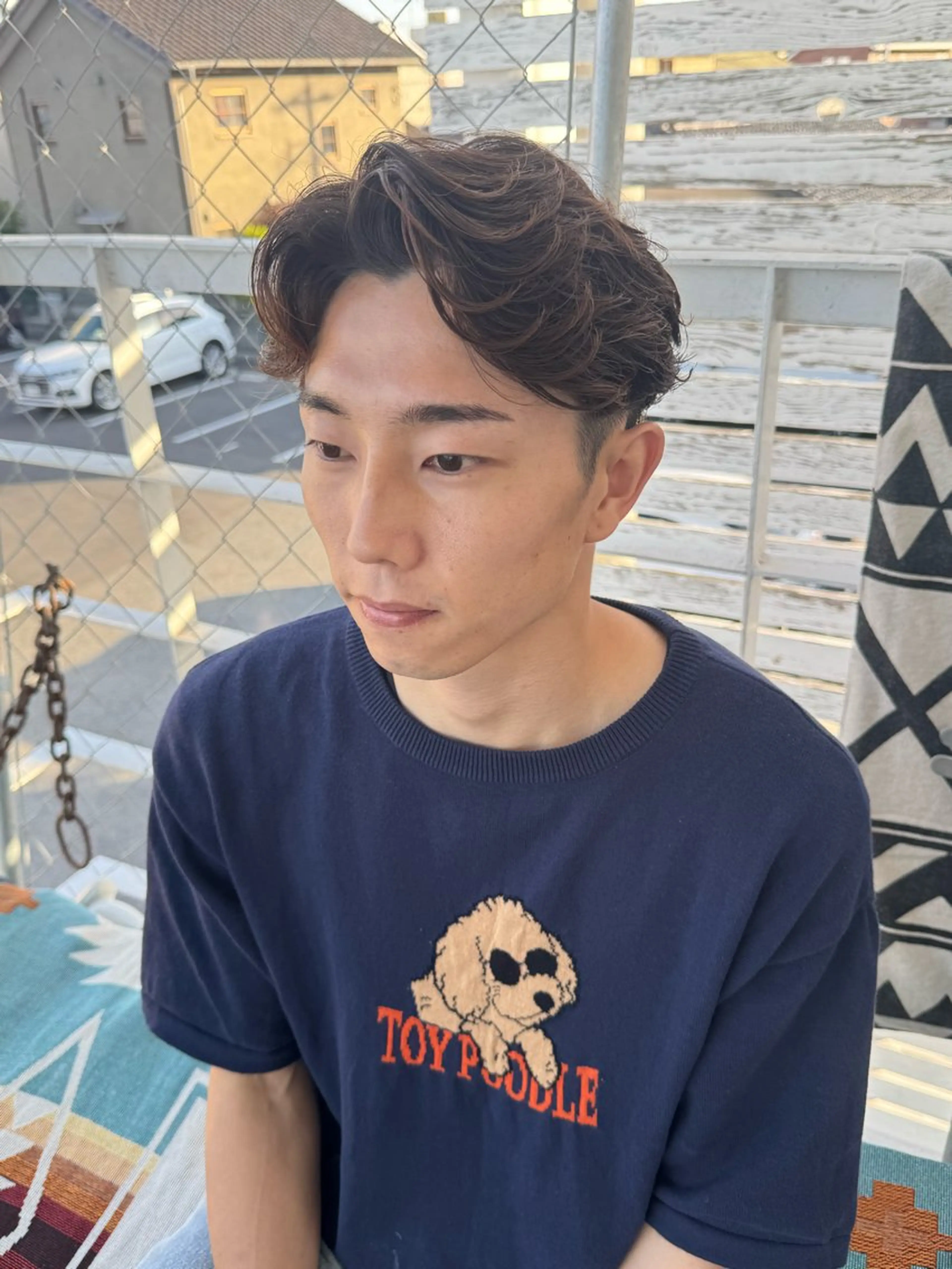 ショート パーマ メンズ カット パーマ メンズ特化サロン ユウヘイのヘアスタイル