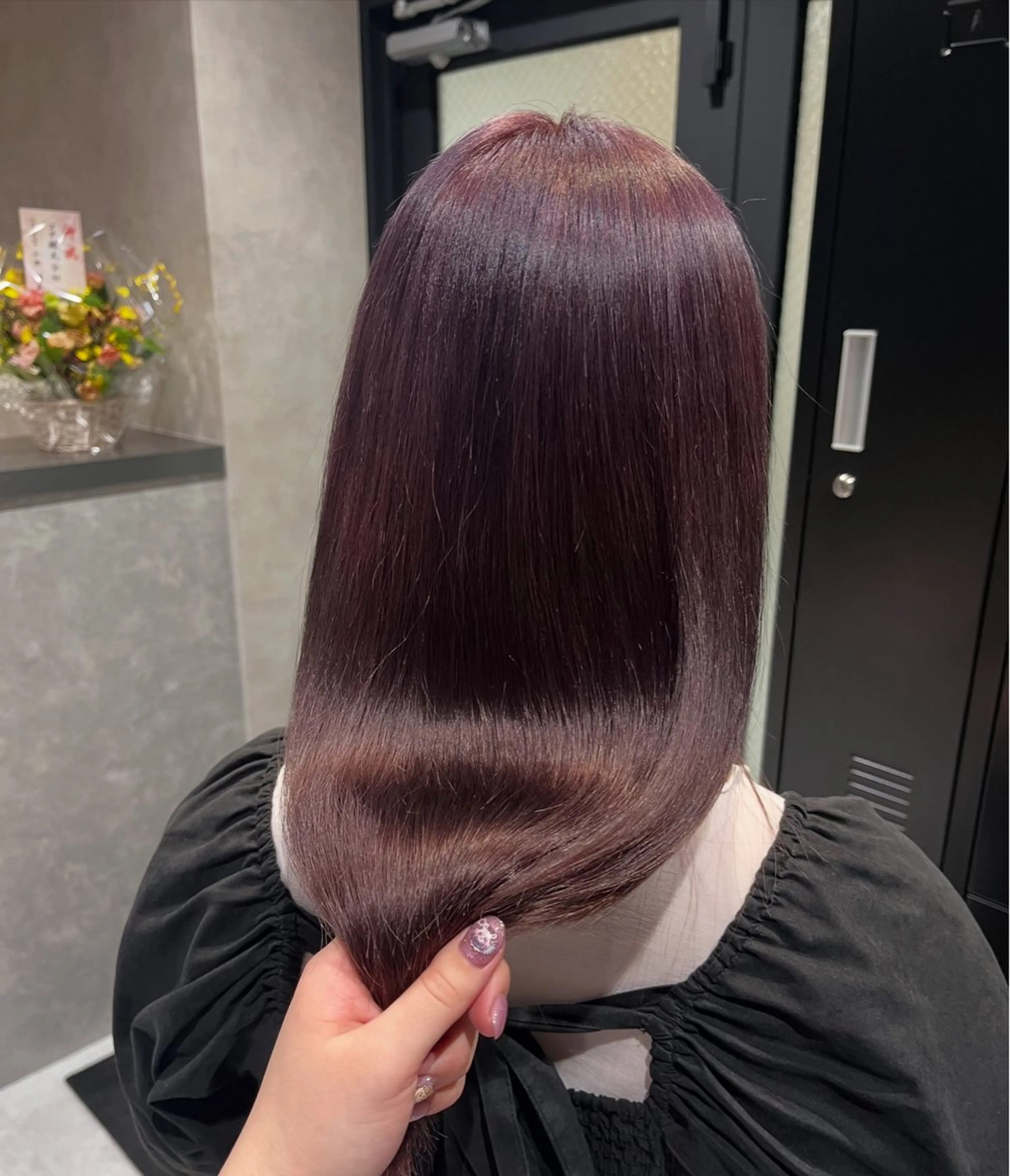 カラー 透明感カラー 髪質改善 縮毛矯正 ヘアカラー 《.Xian》ナツミ /ボブ/顔周りカットのヘアスタイル