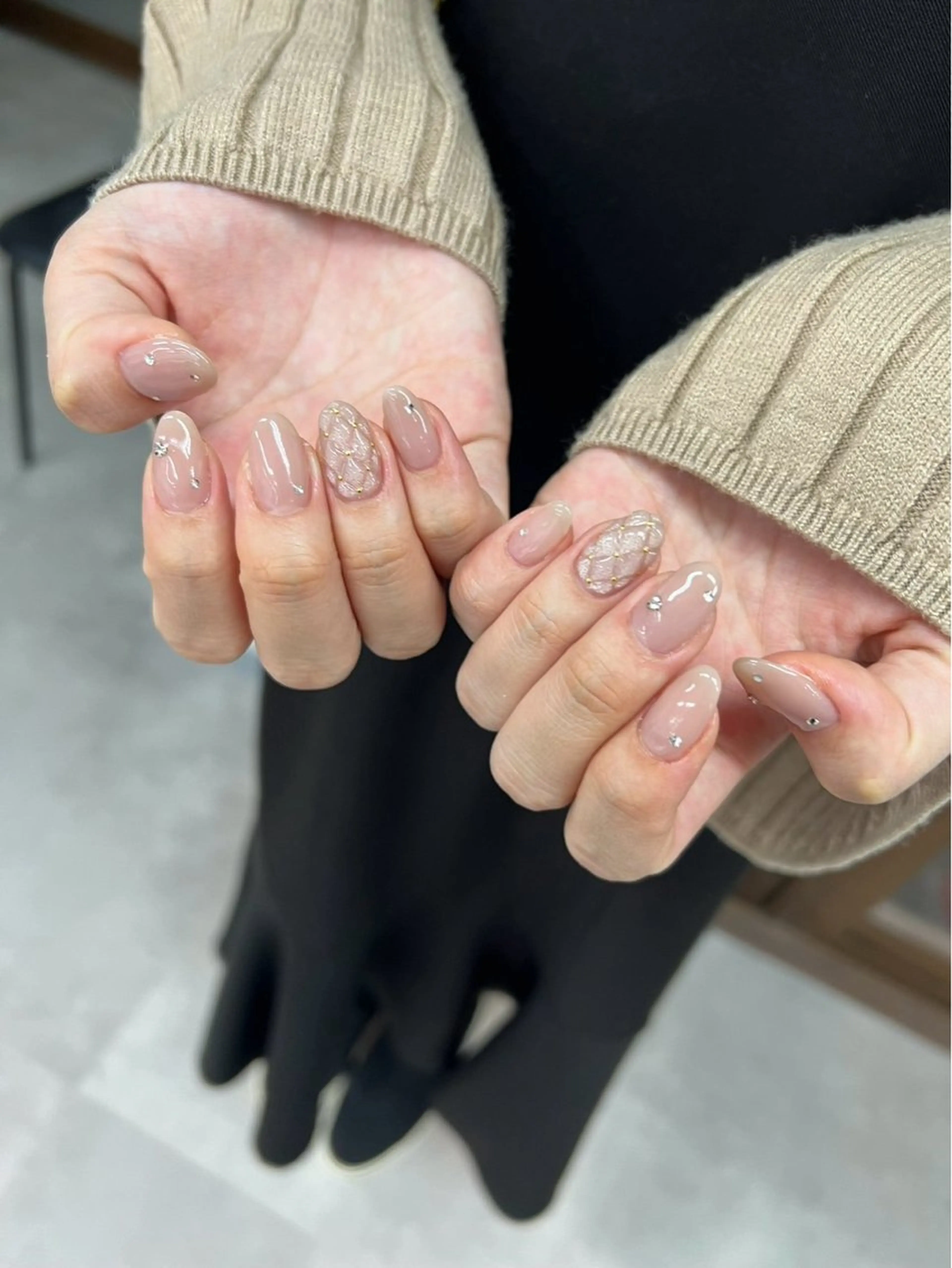 【練習モデル】キルティングネイル（オフあり） /ハンド✋🏻の写真