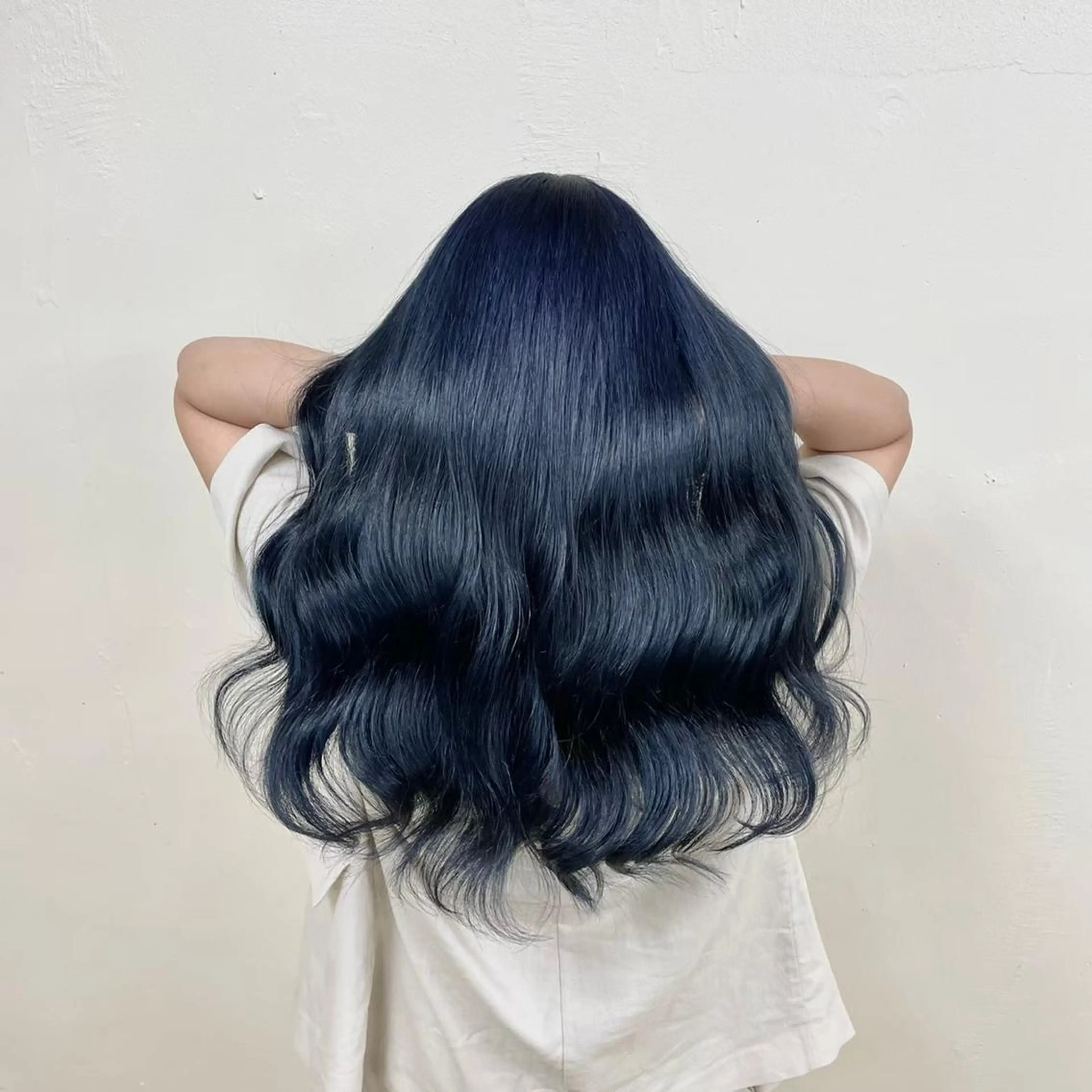 セミロング カラー ヘアアレンジ 💕上野美容師☁ ブリーチ💖サワのヘアスタイル