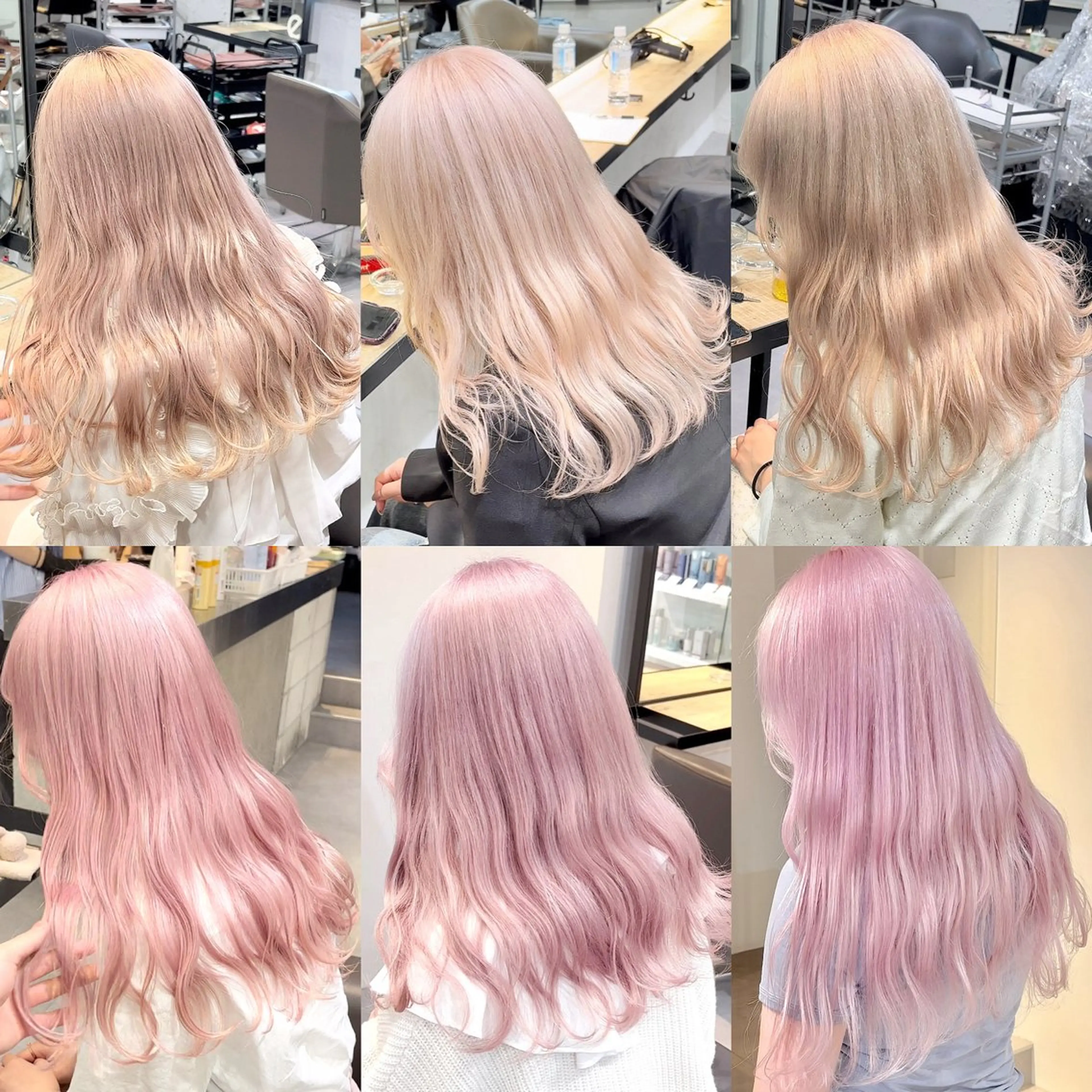 ロング カラー ヘアアレンジ メンズ ヘアカラー トリートメント ハイトーン、暗髪特化 ♡shoka♡のヘアスタイル