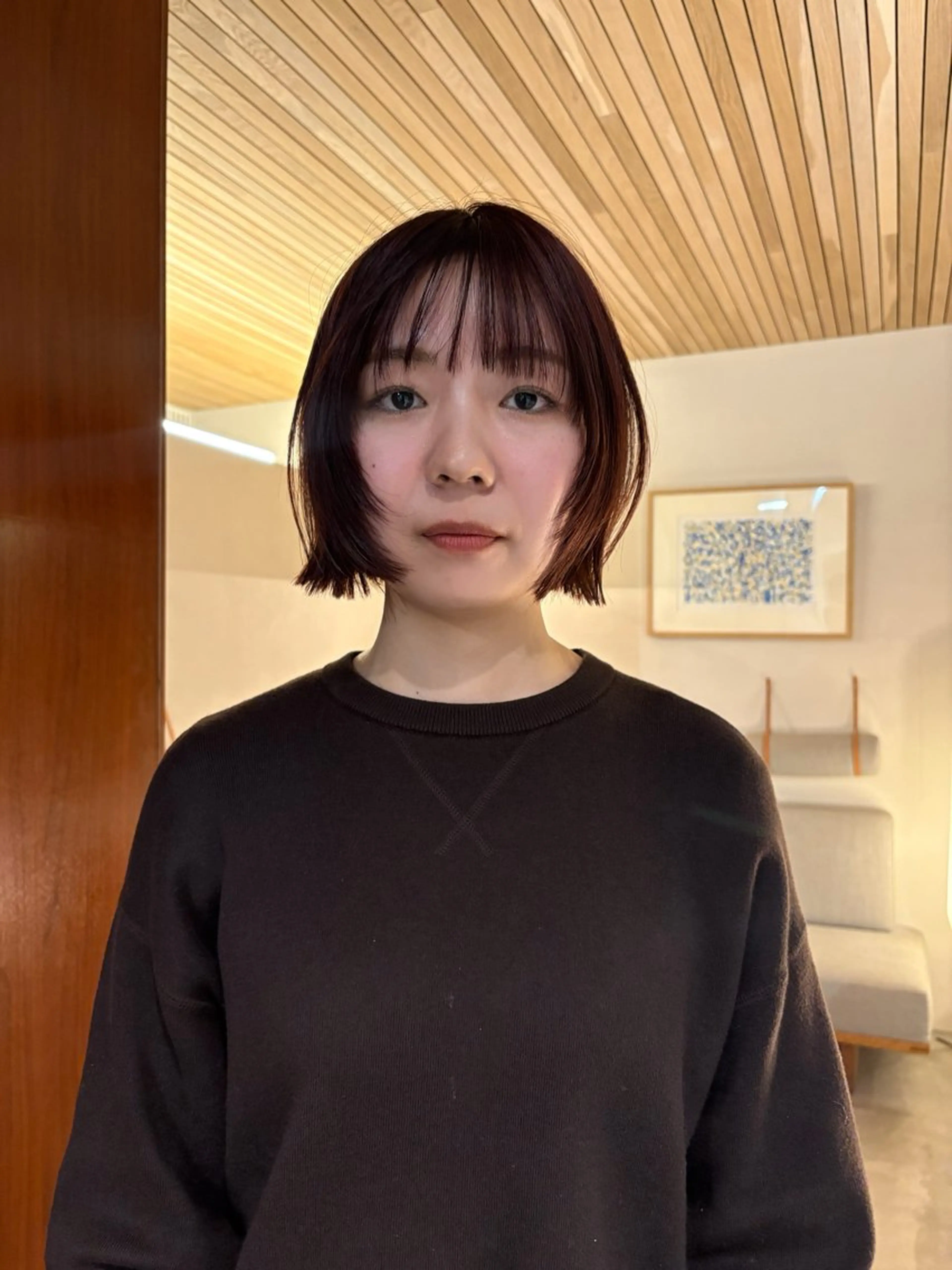 ショート カラー レッドカラー ボブ カット ヘアカラー ボブ/レイヤーカット ✂︎ AYUMIのヘアスタイル