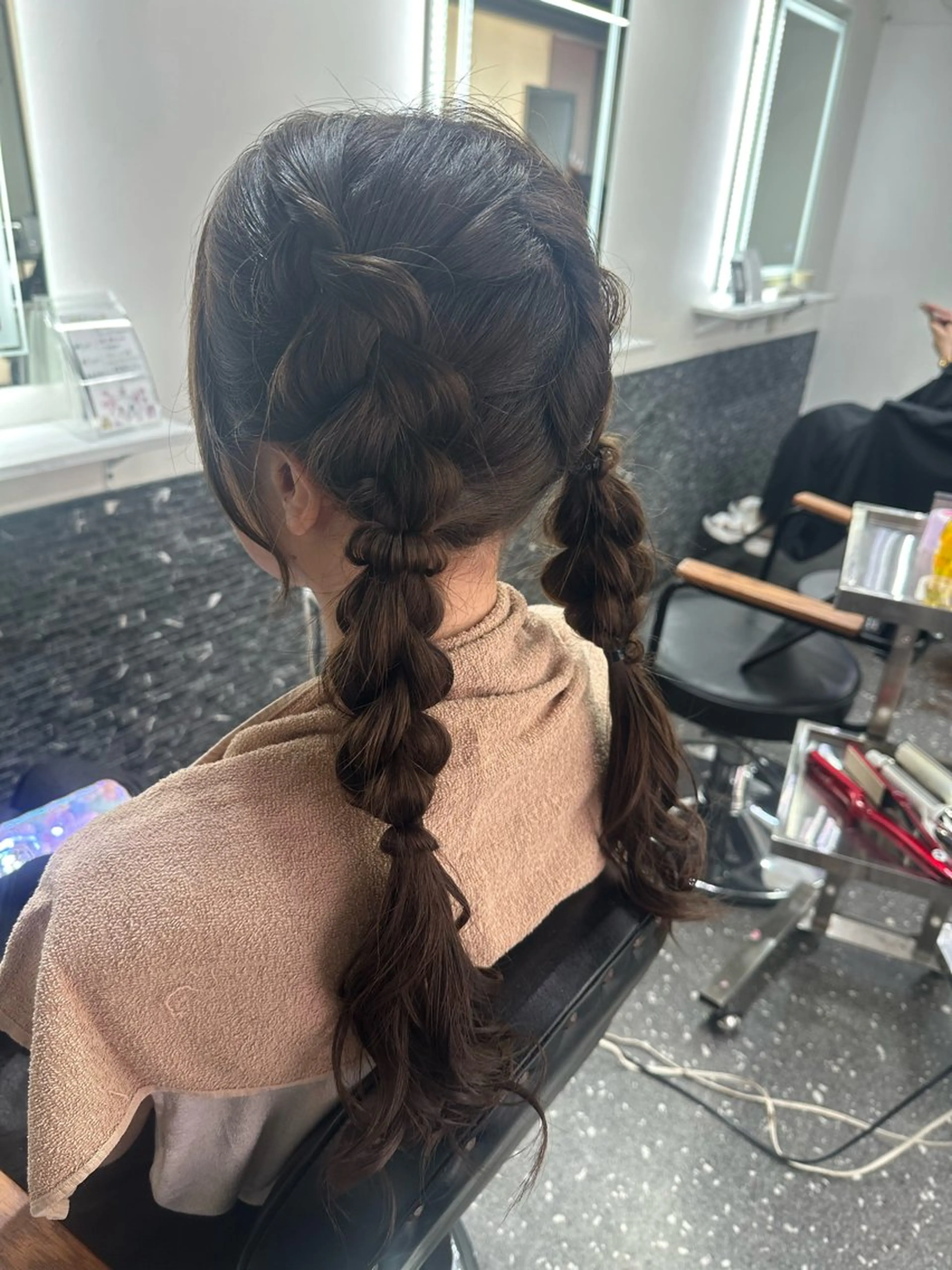 ロング ヘアアレンジ ヘアセット 髪質改善⭐️縮毛矯正 中野⭐️Rinaのヘアスタイル