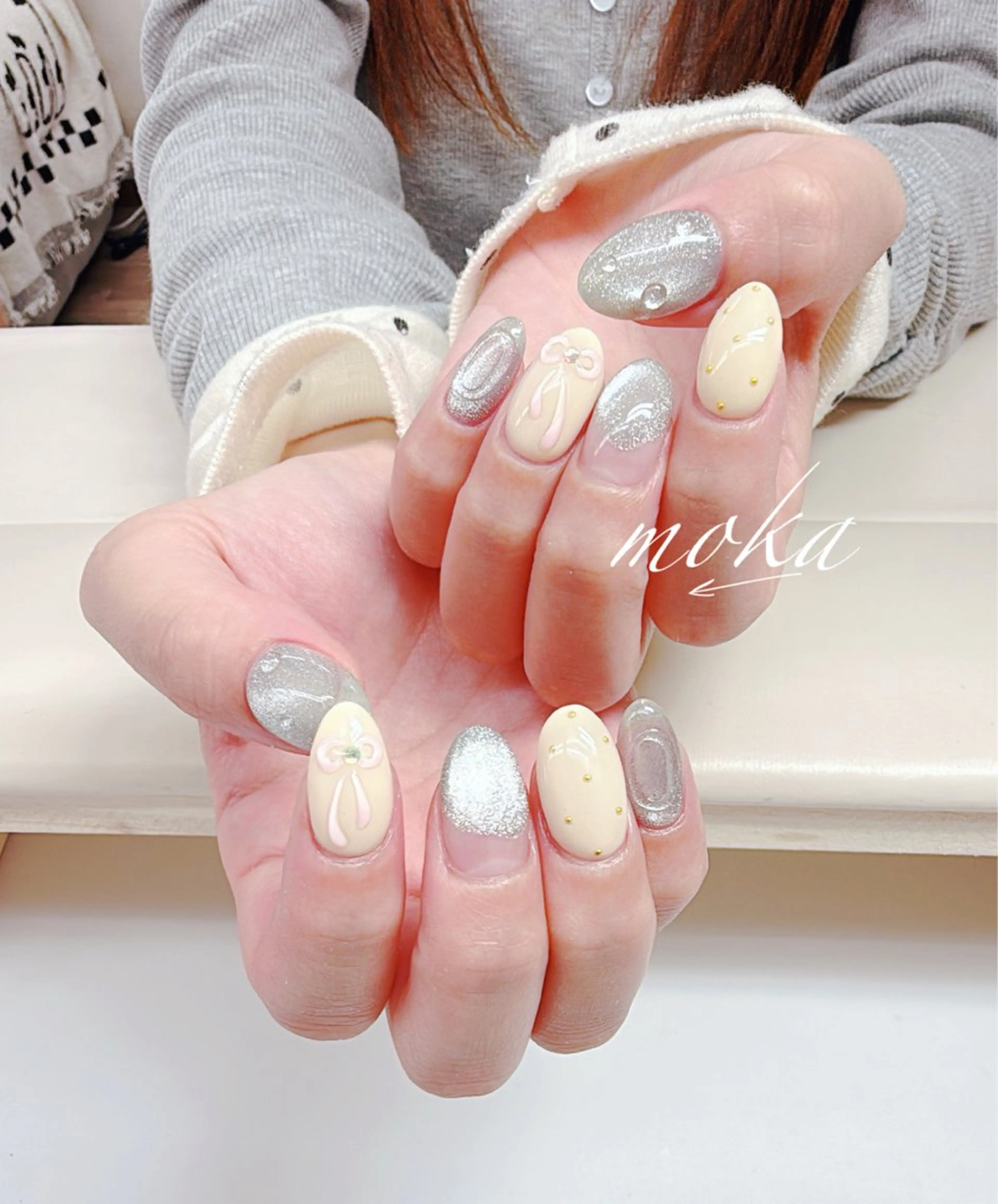 ネイル ハンドネイル ハンドケア 胡蝶蘭レディースサロ ンNailMOKAのネイルデザイン