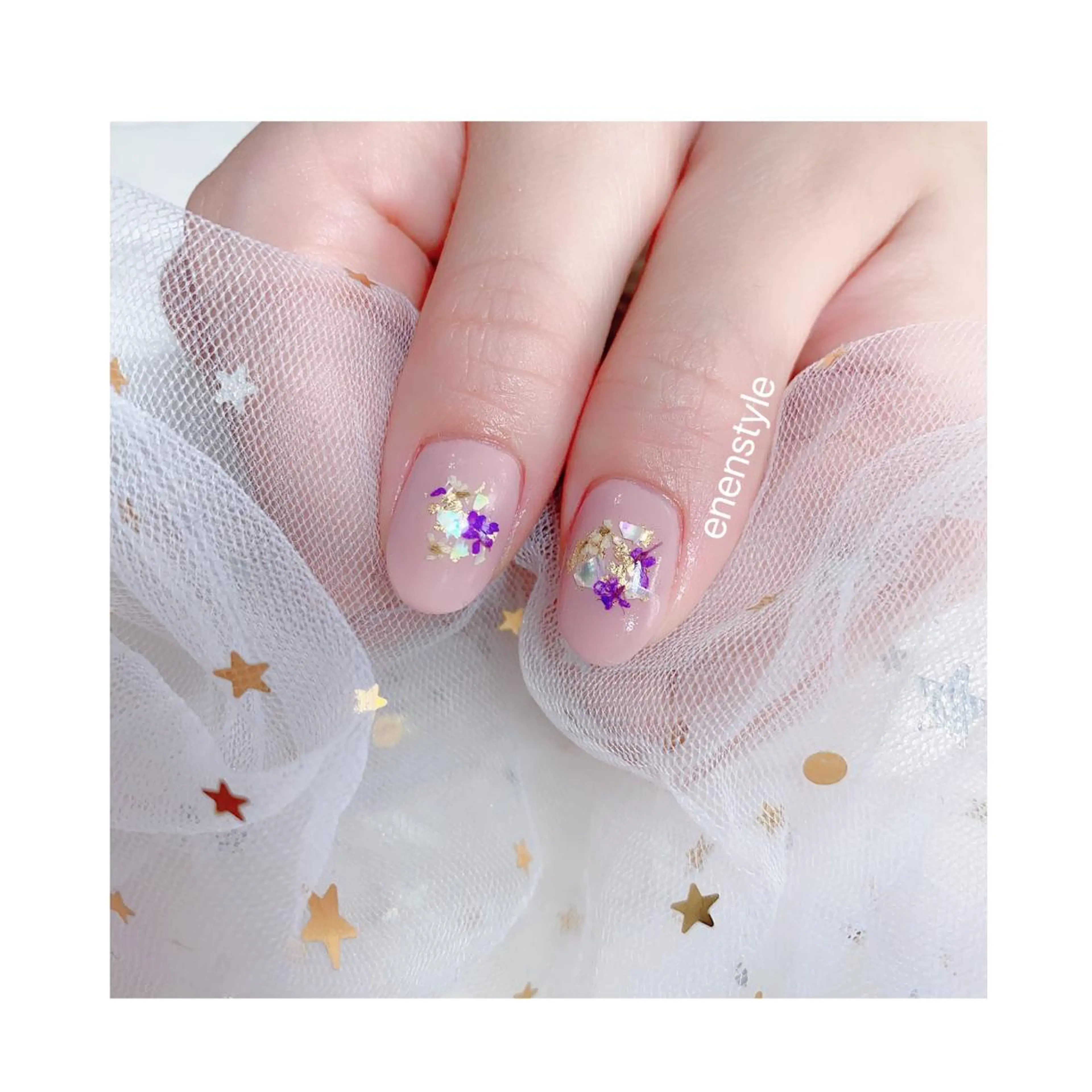 ショート ネイル ジェルネイル ニュアンスネイル オフィスネイル ワンカラーネイル パラジェル 👑enen style👑のネイルデザイン