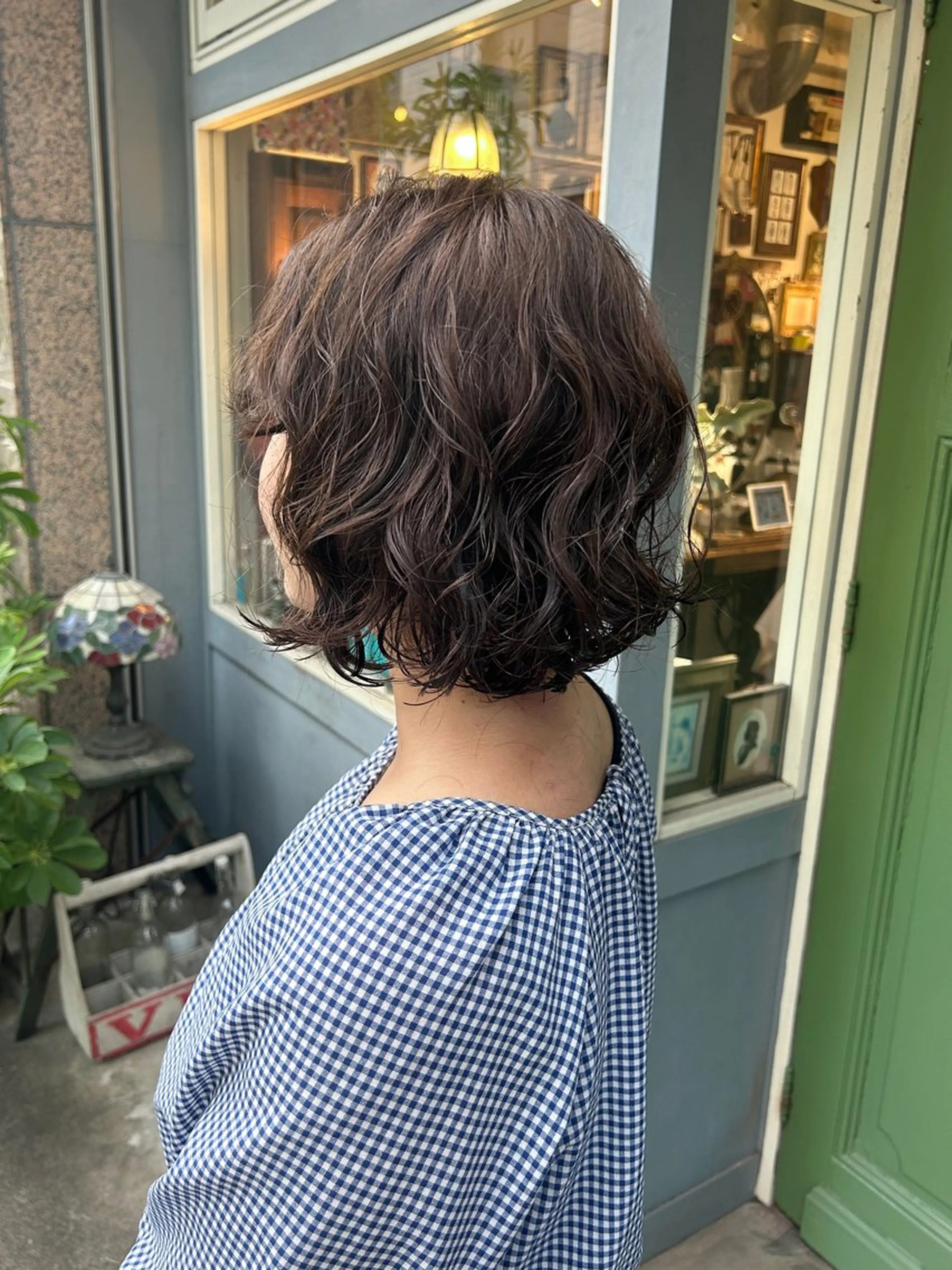 ショート パーマ カット パーマ トリートメント 清水千優/パーマ/ メンズパーマのヘアスタイル