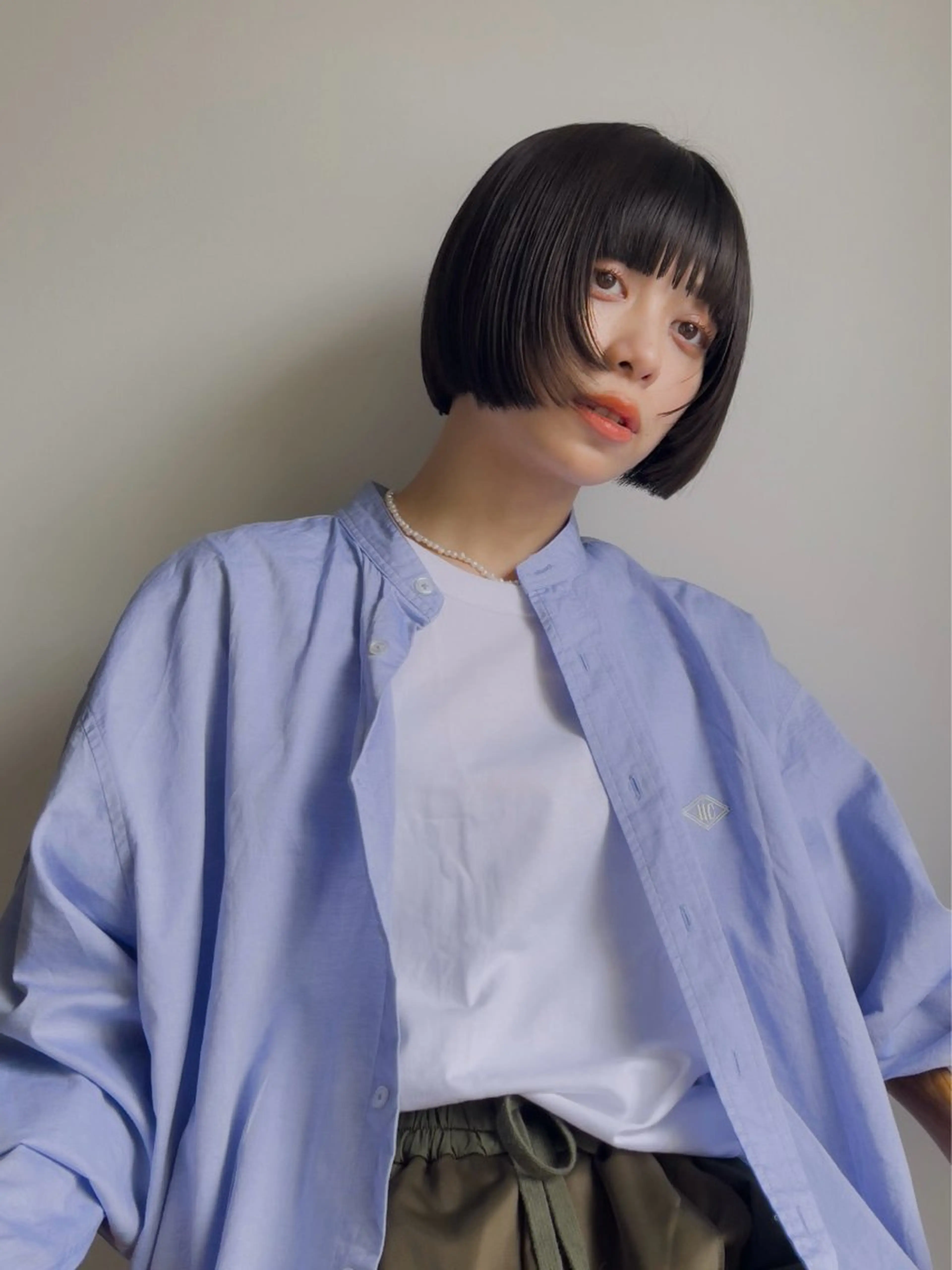 🌿顔まわり（前髪）カット＋ワンカラー＋2stepトリートメントの写真