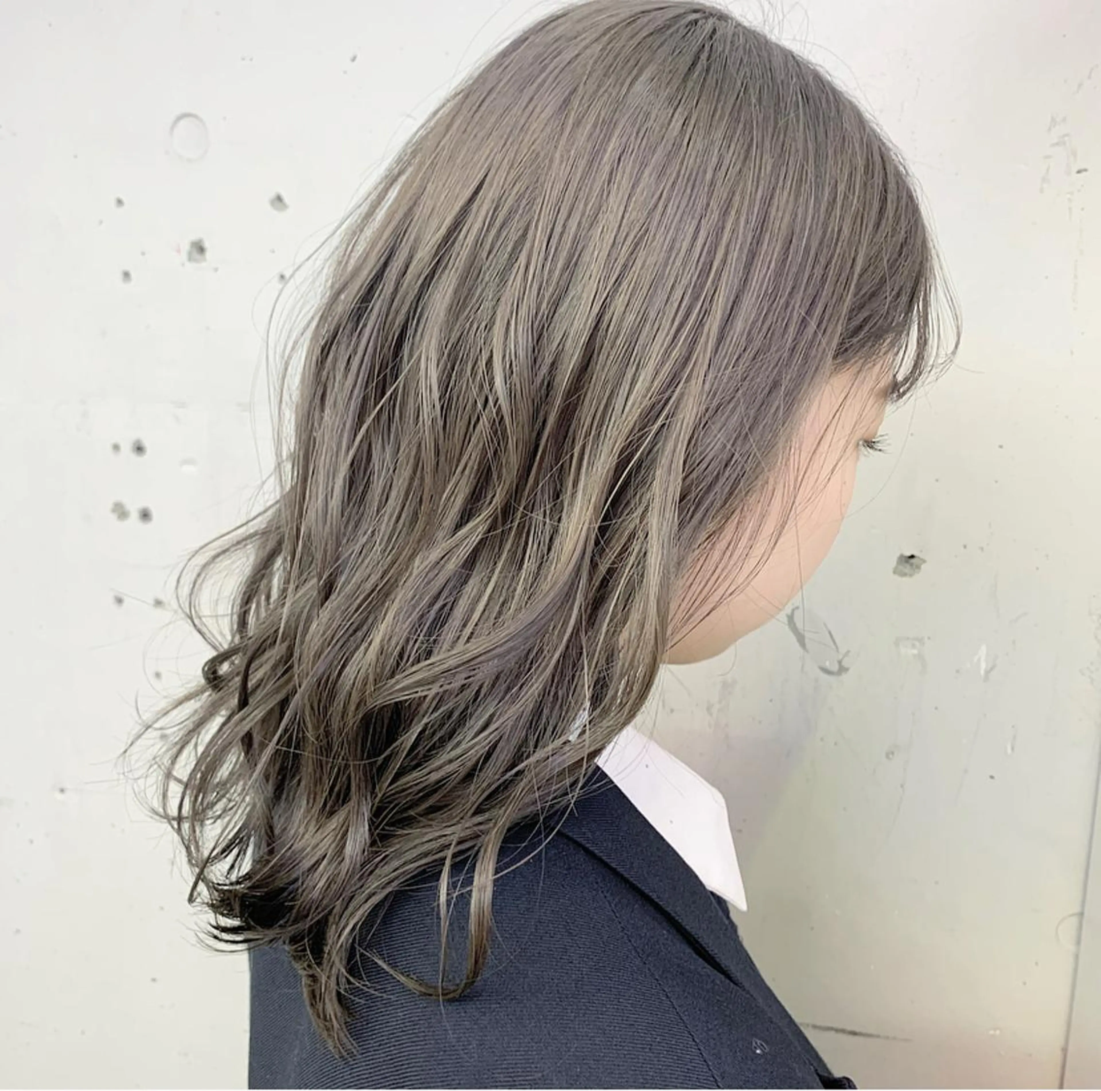 セミロング 🪞上品で可愛い韓国 ヘア🪞Rikutoのヘアスタイル