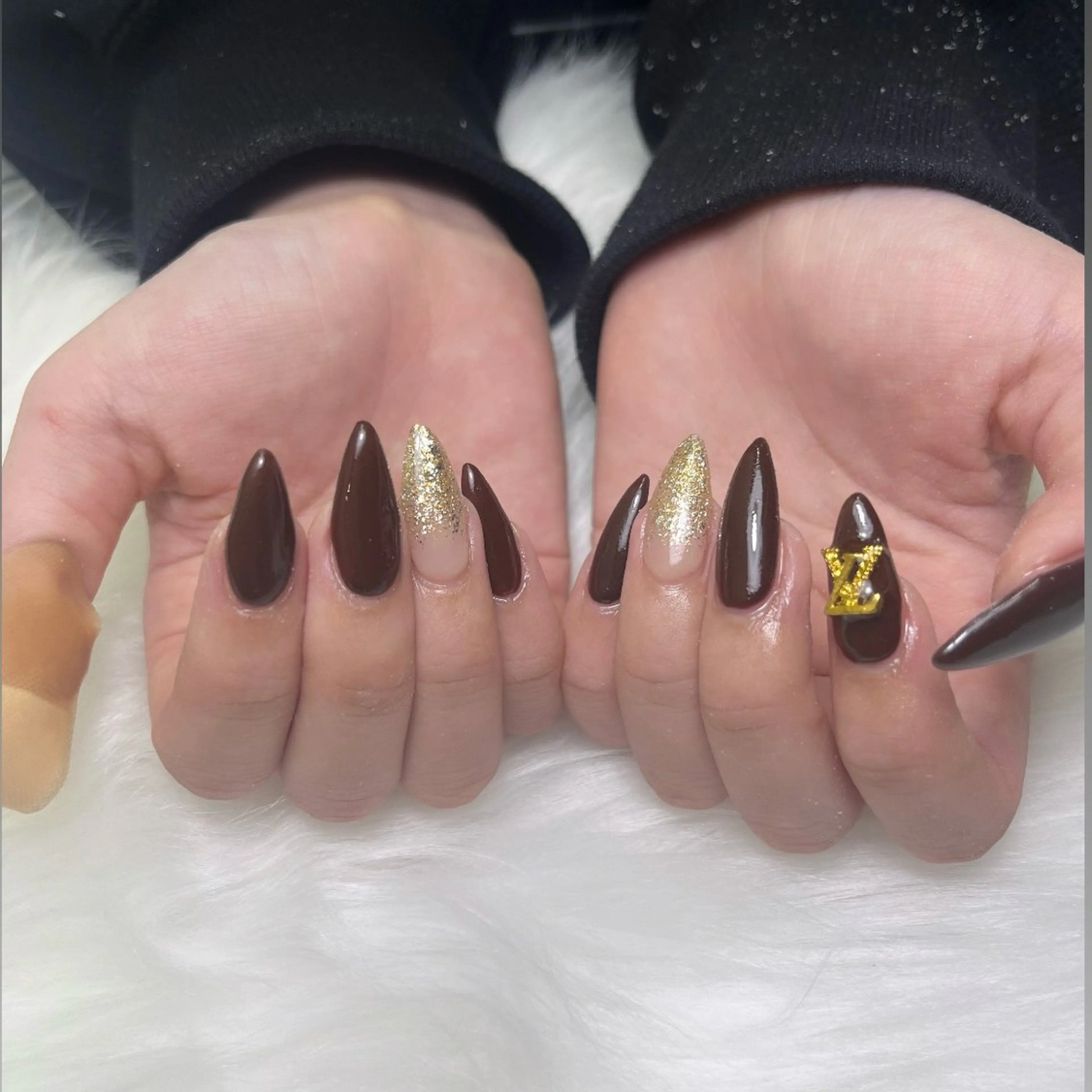長さだし（チップ）10本までオフありワンカラー💅の写真