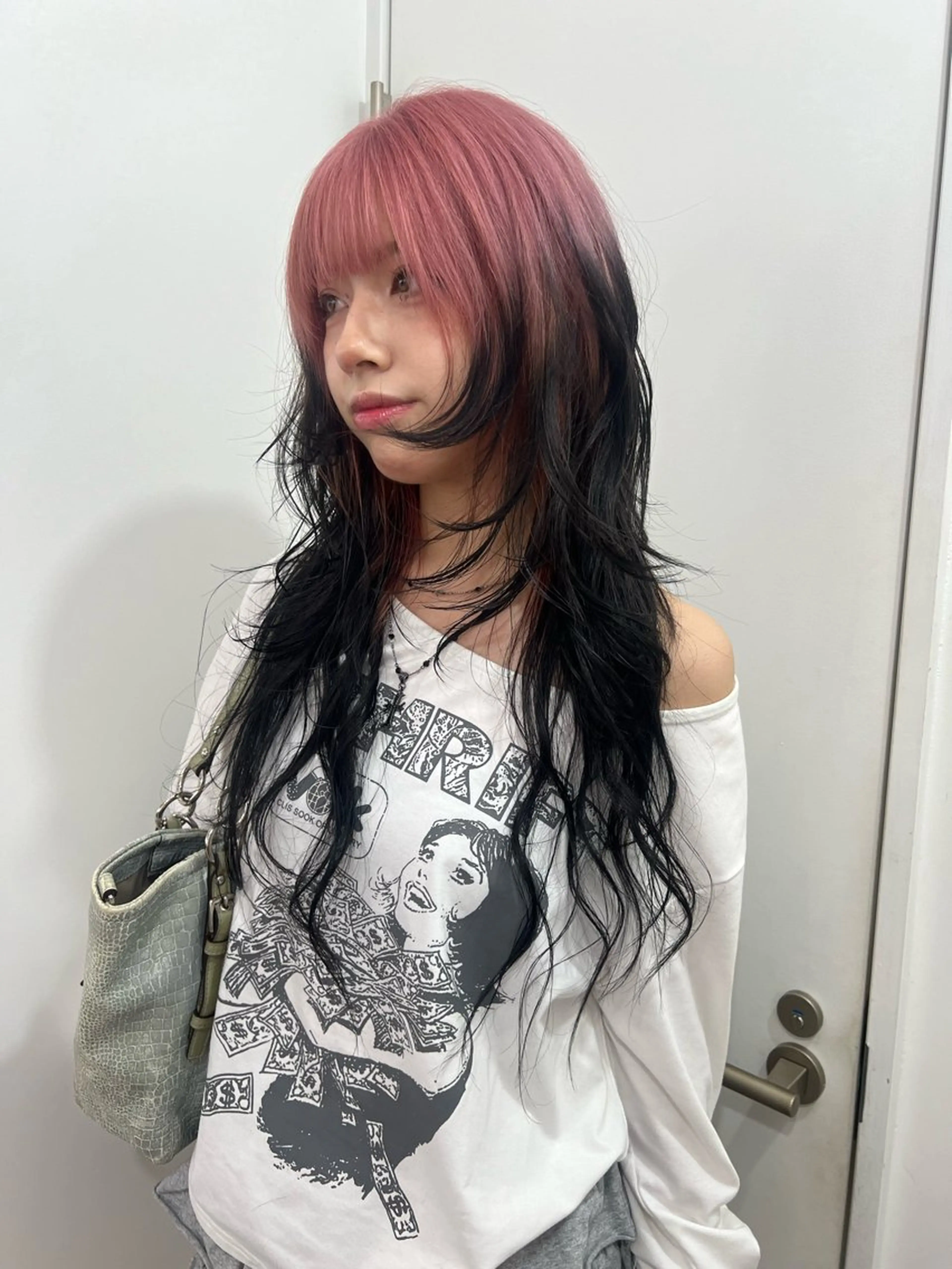 ロング ヘアカラー トリートメント 💥ウルフカット デザインあんな💥のヘアスタイル