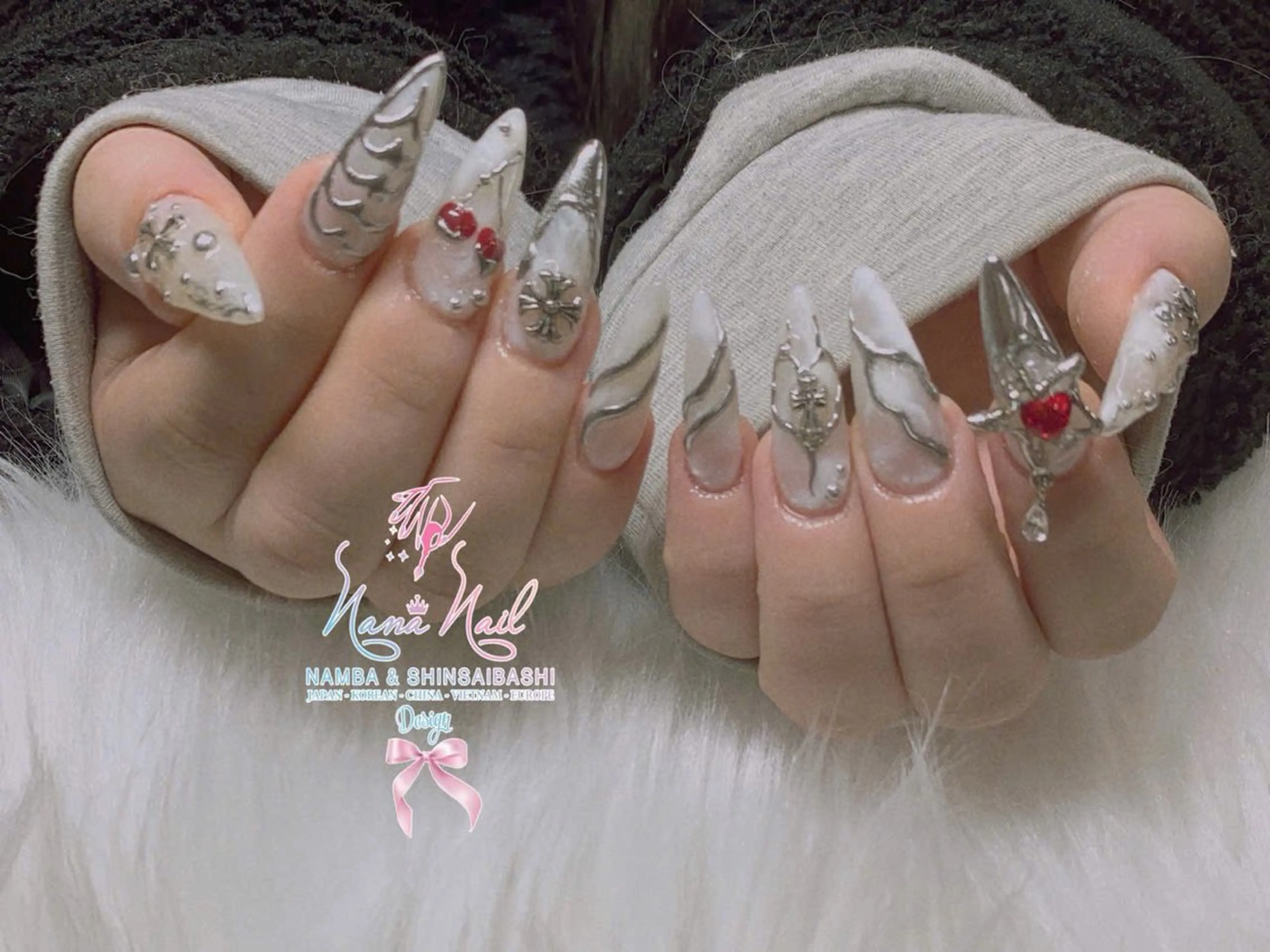 ネイル ハンドネイル リナネイル アメ村心斎橋店のネイルデザイン