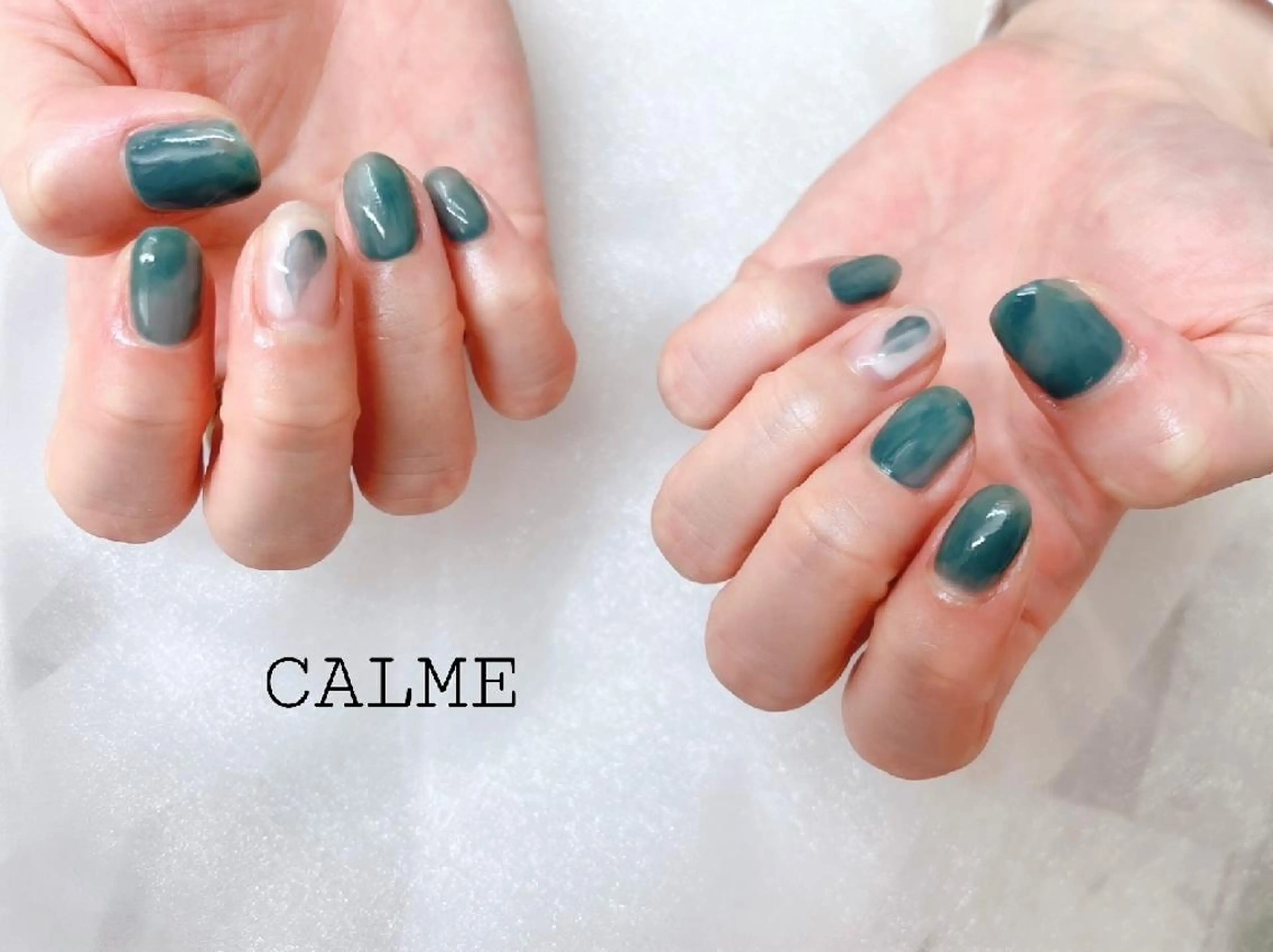 ネイル ニュアンスネイル ハンドネイル CALME ♡のネイルデザイン