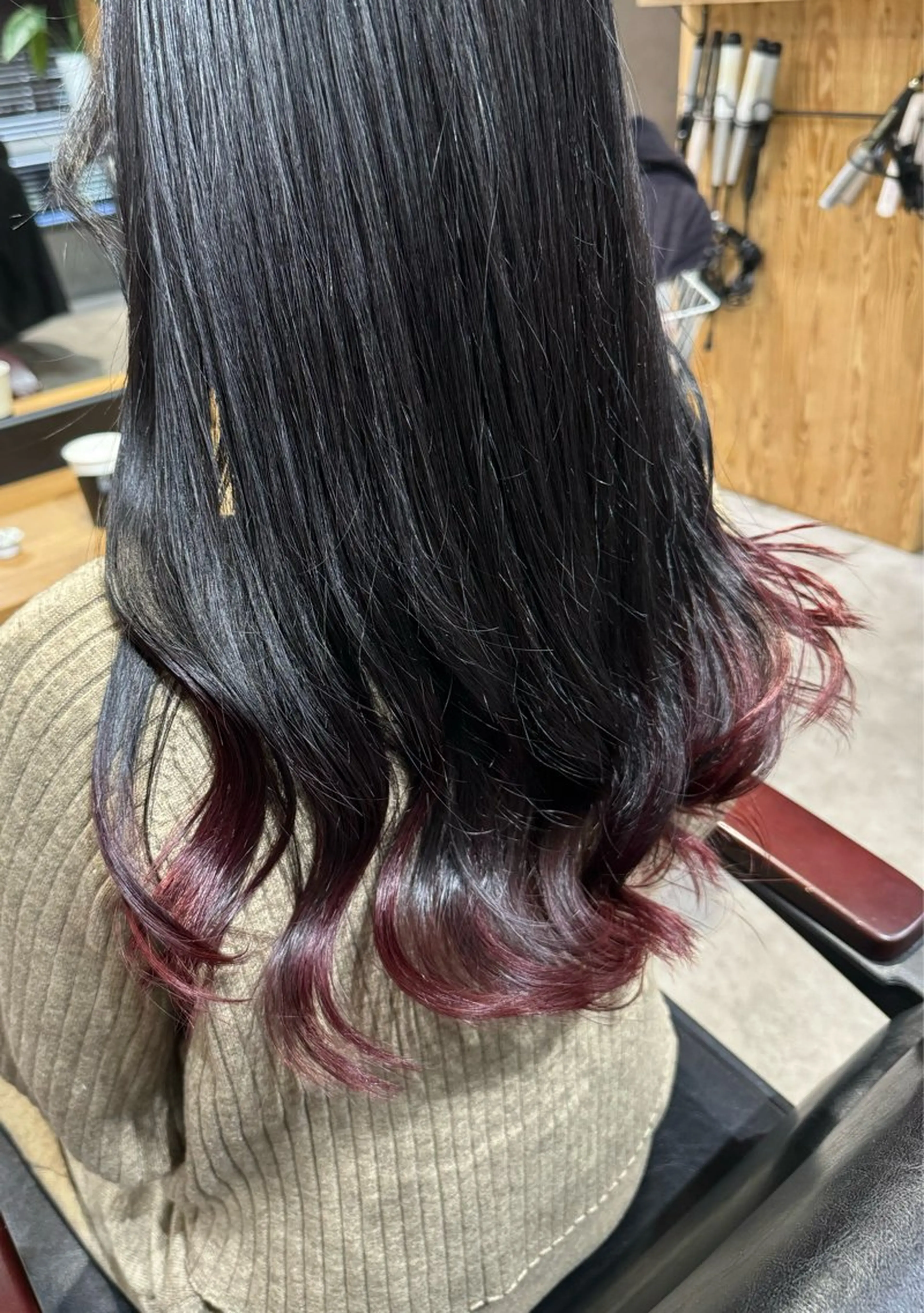 ロング カラー グラデーションカラー レッドカラー 😎newi池袋😎 ミタショウタのヘアスタイル